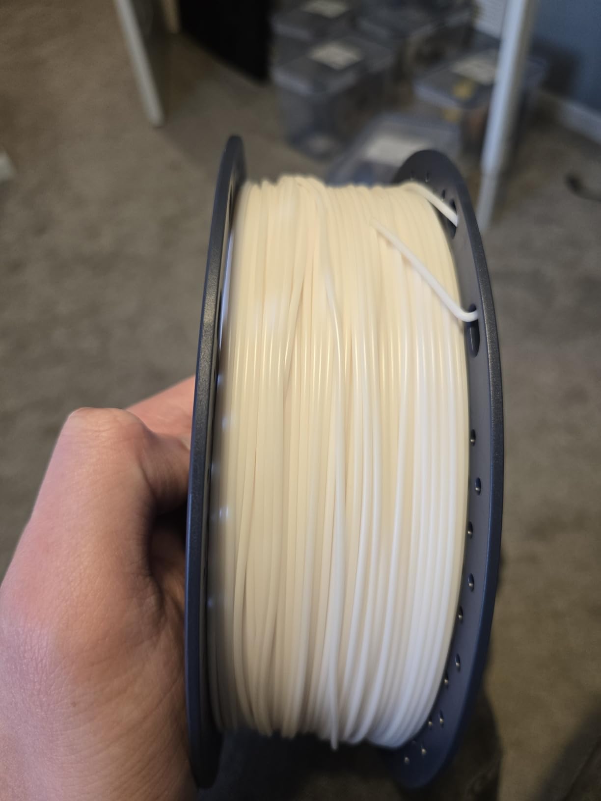 SUNLU PLA 3D Printer Filament, White, 1KG | PLA Filament 1.75mm, Smooth Printing, Neatly Wound, +/-0.02mm Accuracy, Compatible with Most FDM 3D Printers customer photo 1