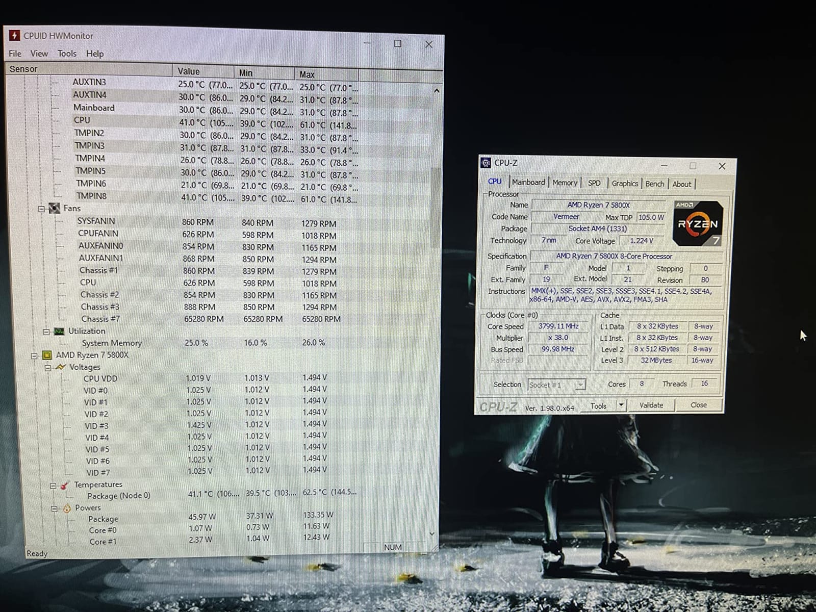 AMD Ryzen 7 5800X 8-core, 16-thread unlocked desktop processor customer photo 2