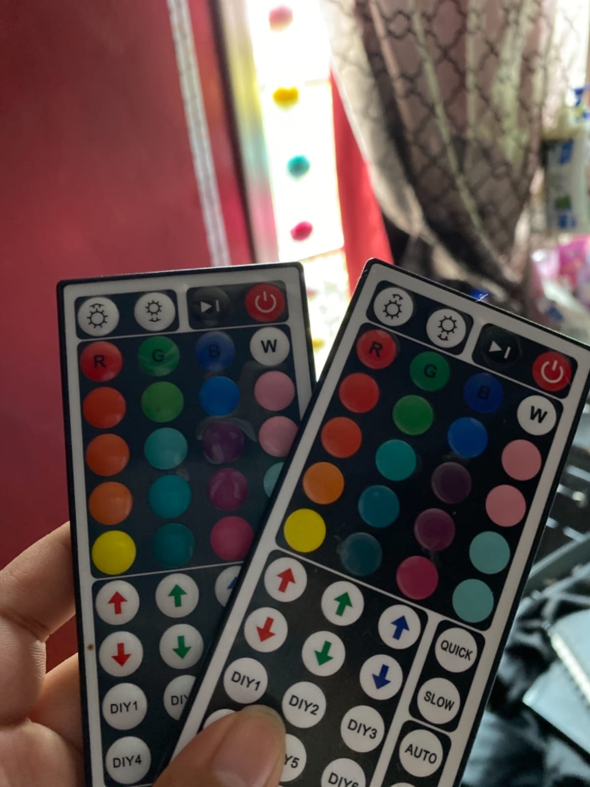 44 Key RGB LED Strip Light Remote Controller Wireless Dimmer IR Remote Control, for SMD 5050 3528 2835 RGB LED Light Strip - 2 Pack customer photo 1