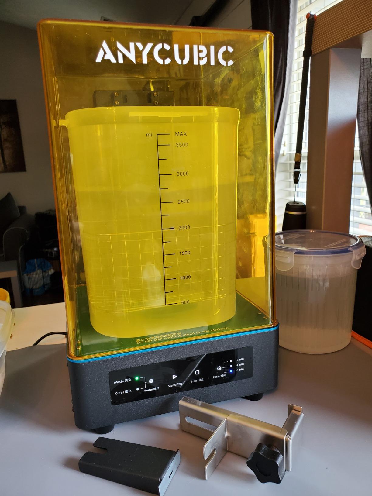 ANYCUBIC Wash and Cure 3 with Gooseneck Lights | Upgraded Volume 2 in 1 Wash and Cure Station for Photon Mono 4/4 Ultra/Mars Series, Washing Size of 165 x 100 x 180 mm customer photo 1