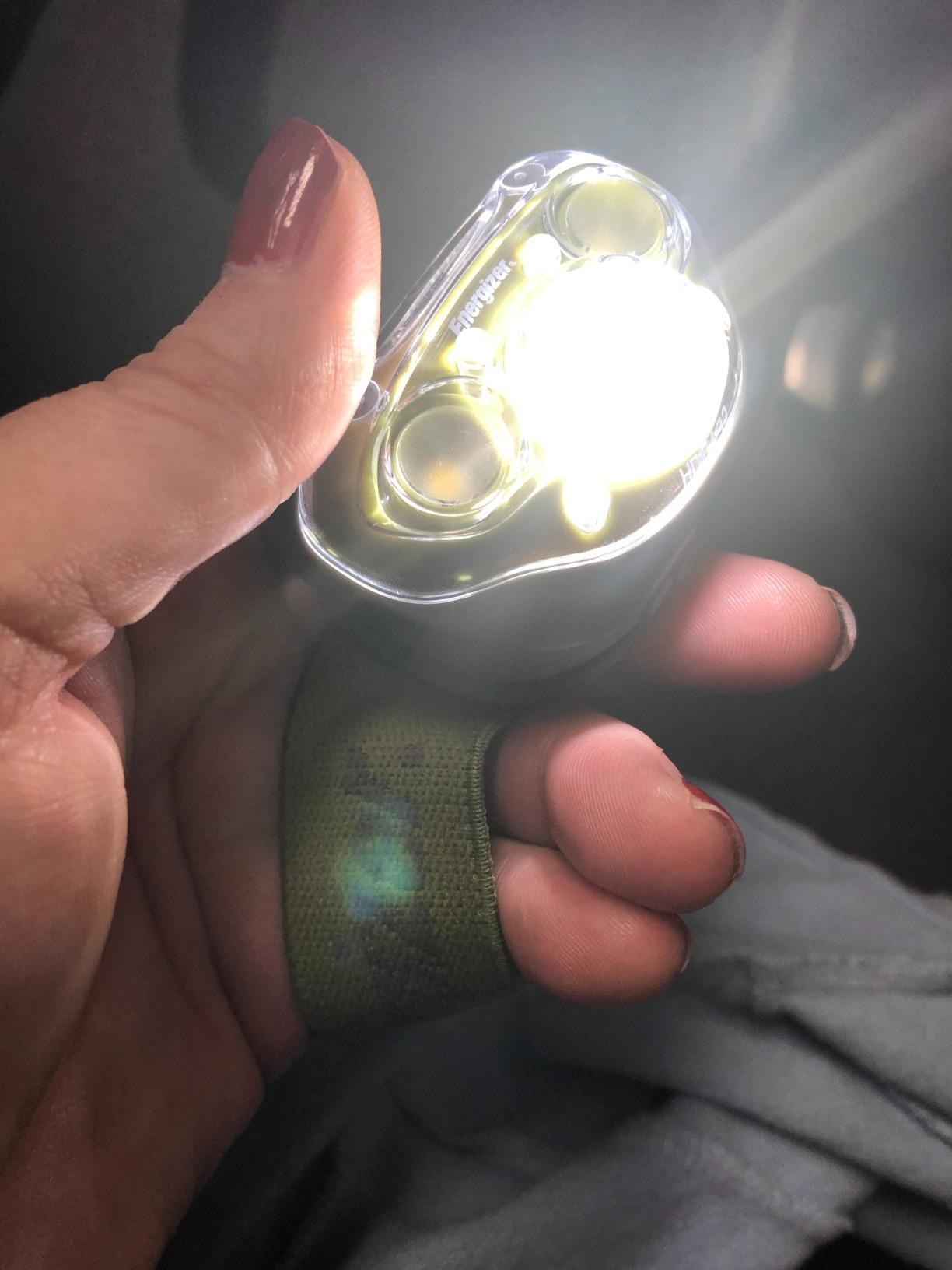 Energizer PRO-260 LED Headlamp, IPX4 Water Resistant Headlamps, High-Performance Head Light for Outdoors, Camping, Running, Storm, Survival LED Light for Emergencies (Batteries Included) customer photo 1