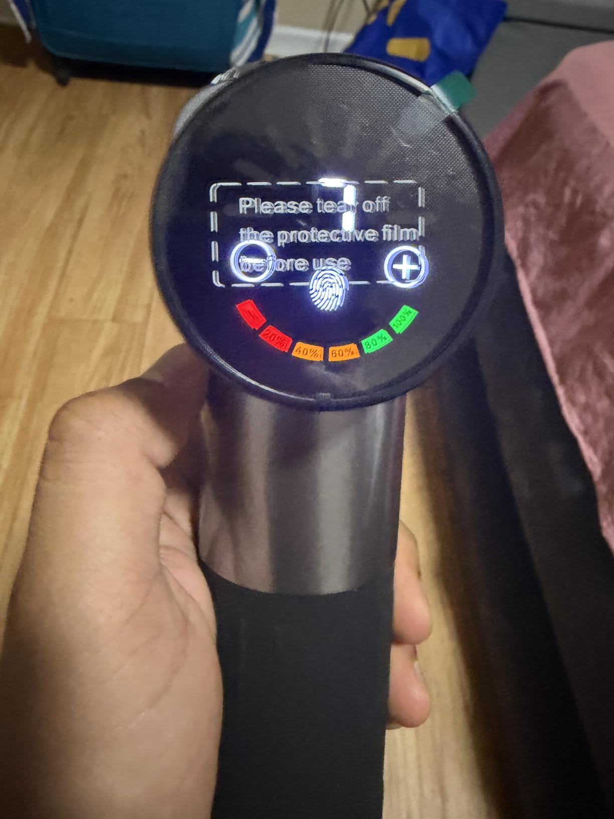 TOLOCO Massage Gun, Deep Tissue Back Massage for Athletes for Pain Relief, Percussion Massager with 10 Massages Heads & Silent Brushless Motor, Relaxation Gifts for Men Women, Black customer photo 1