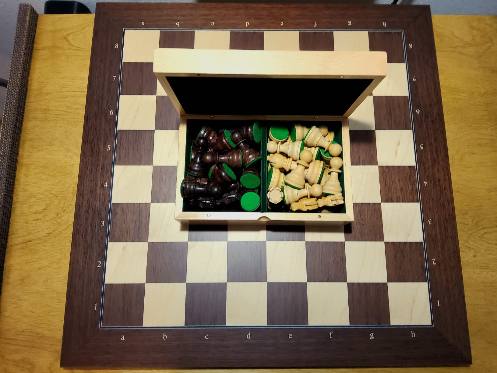 Wooden Storage Box For Standard Size Chess Pieces - Chess Box MUBA Standard customer photo 2
