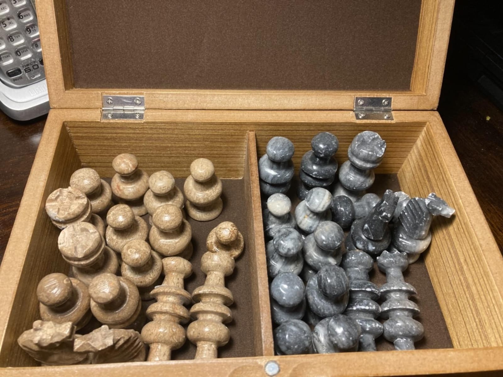 Wooden Storage Box For Standard Size Chess Pieces - Chess box STANDARD LIGHT customer photo 1