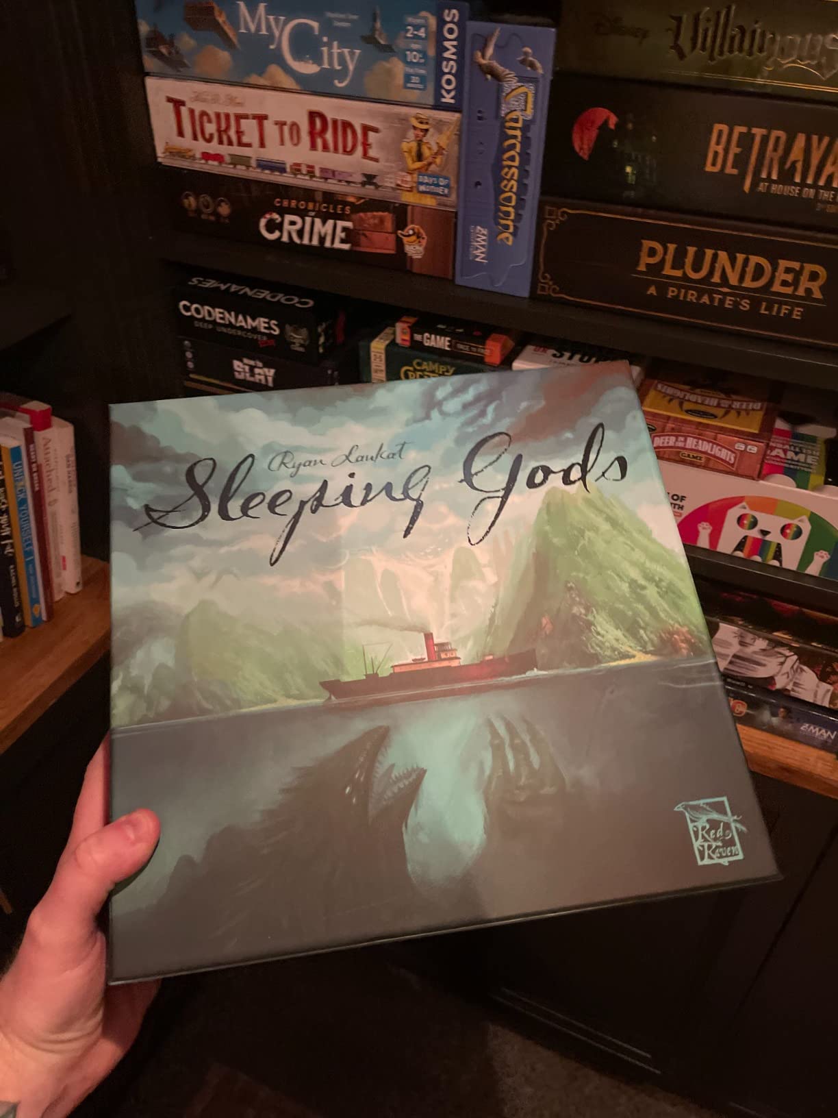 Red Raven Games Sleeping Gods Adventure Board Game | Cooperative Campaign Board Game of Exploration, Storytelling, Atlas Navigation and Narrative Adventure, 1-4 Players, Ages 13+ customer photo 1