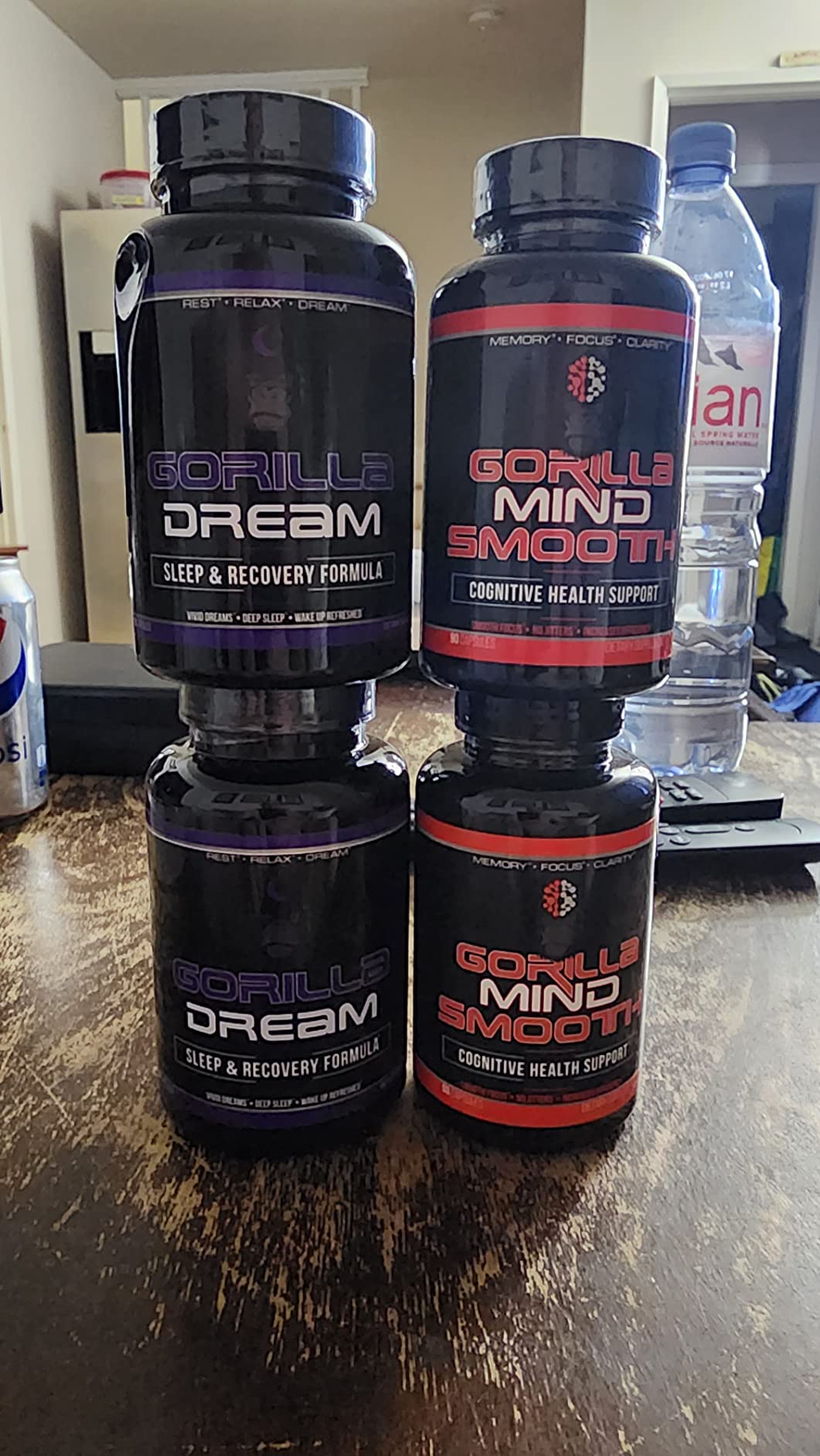 Gorilla Mind Smooth Nootropic Memory & Focus Formula (90 Capsules) | Non-Stimulant Productivity Supplement | Mental Clarity, No Jitters customer photo 1