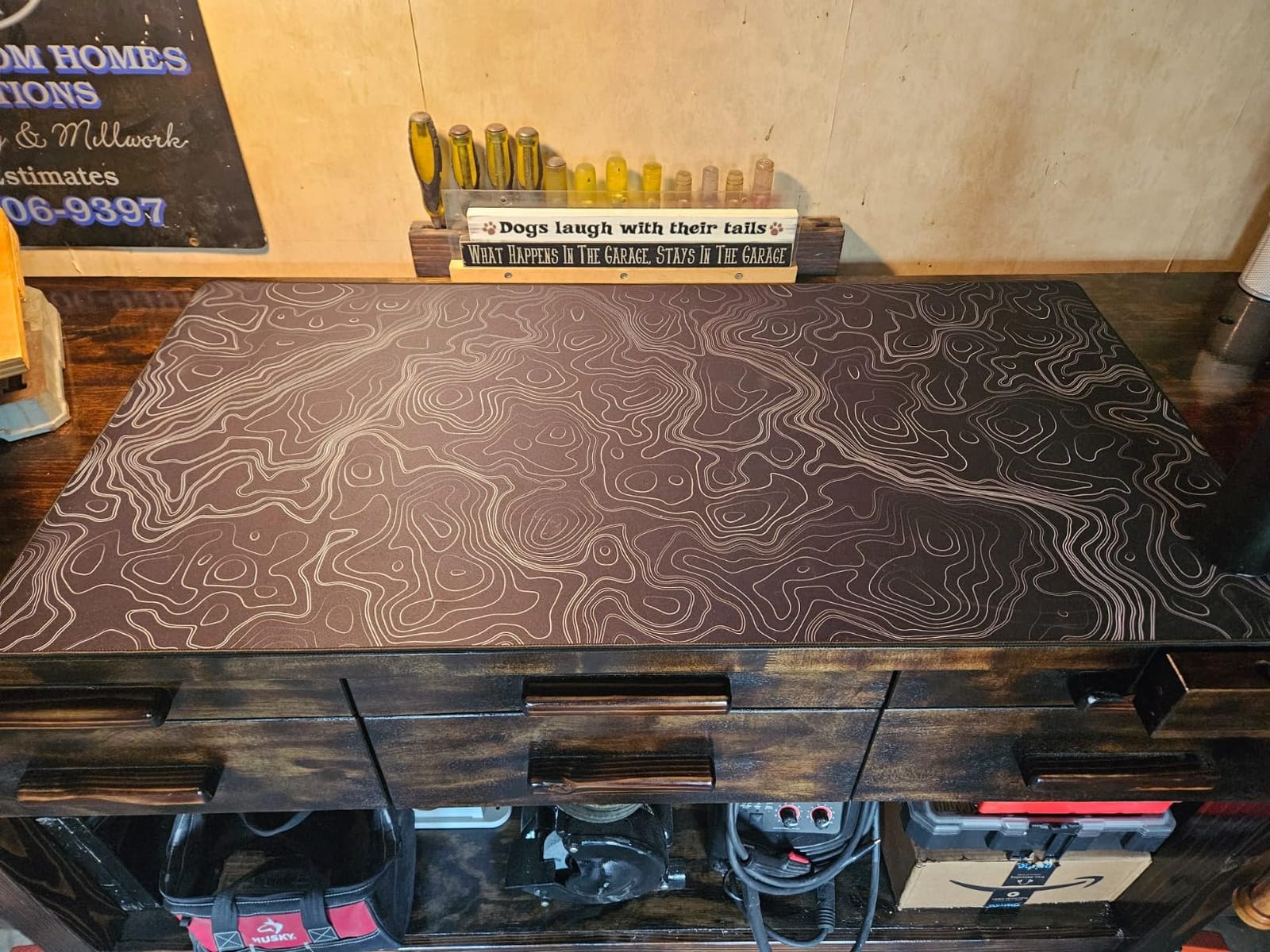 Giga Size Gaming Mouse Pad - Anti Slip Rubber Base - Stitched Edges - Large Desk Mat - 60