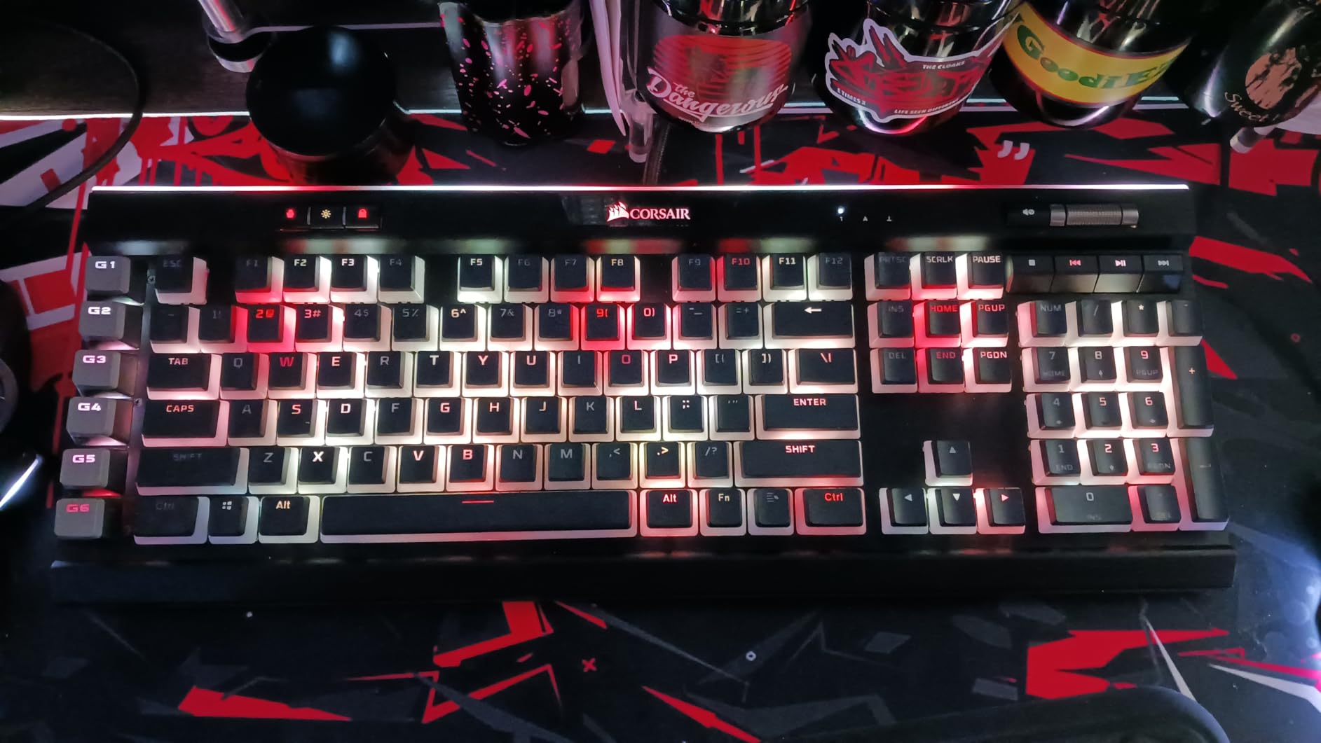 HyperX Pudding Keycaps - Double Shot PBT Keycap Set with Translucent Layer, for Mechanical Keyboards, Full 104 Key Set, OEM Profile, English (US) Layout - Black customer photo 2