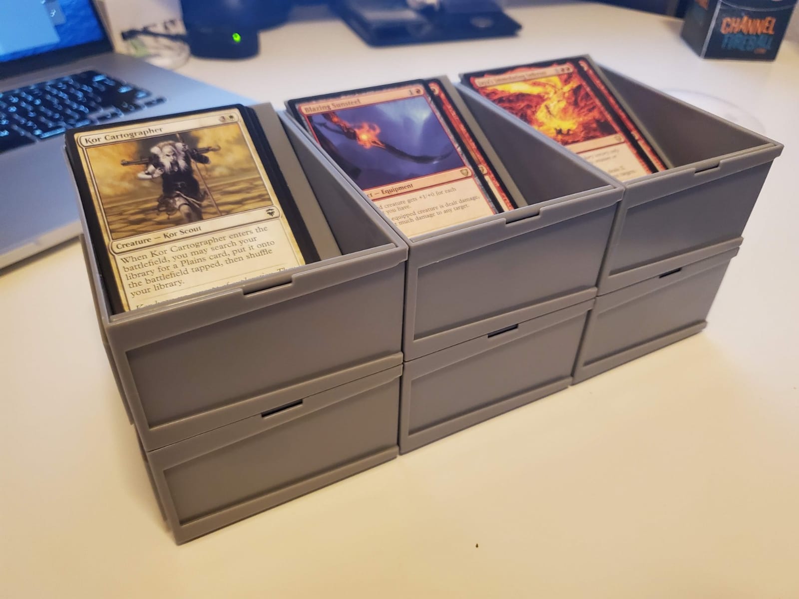 BCW Modular Card Sorting Tray | Customizable Display and Storage Grid, Expandable TCG Sorting Tray | Ideal for Sports Cards, Magic the Gathering, Pokémon, and Board Games customer photo 1