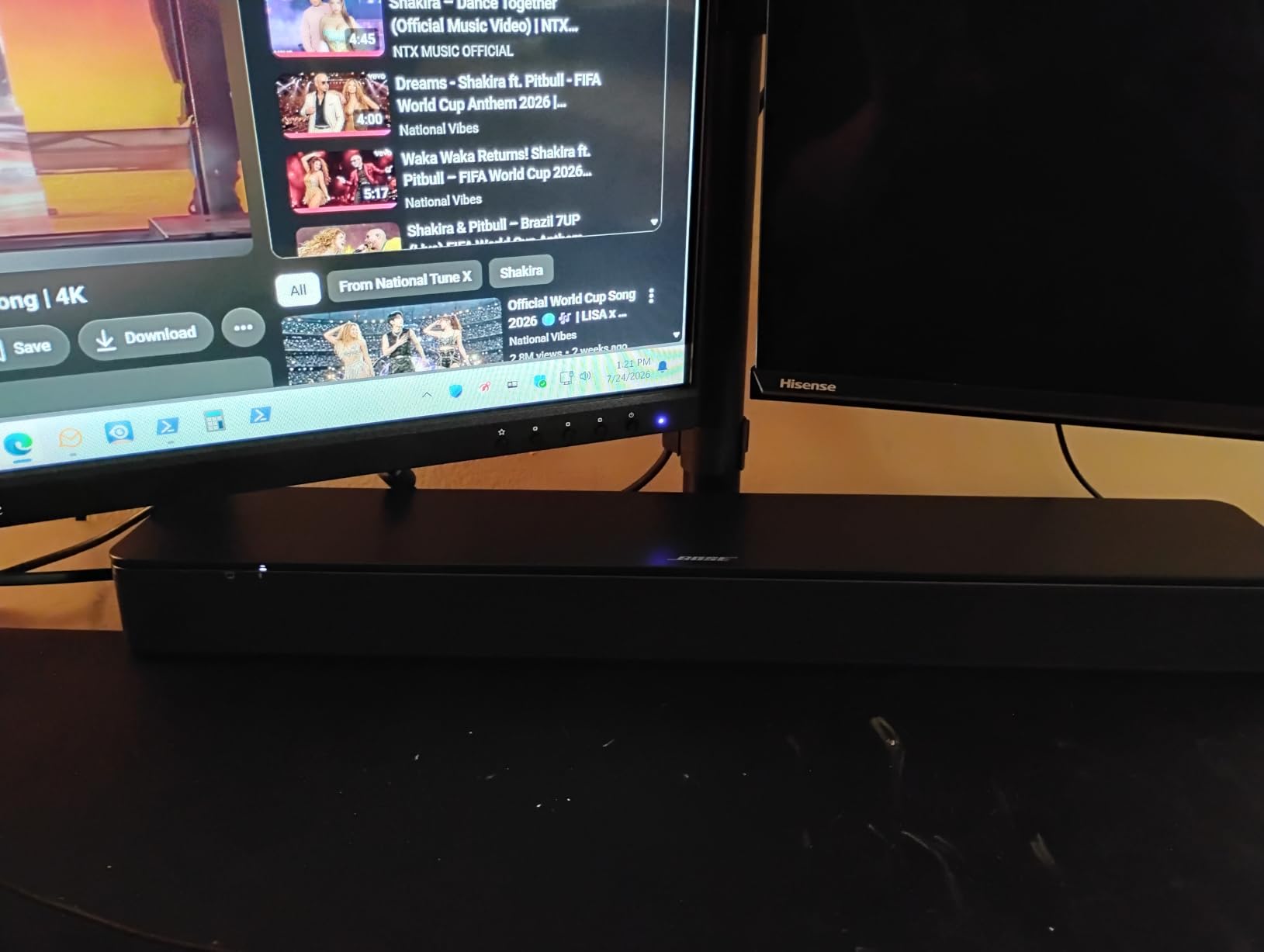 Bose TV Speaker - Soundbar for TV with Bluetooth and HDMI-ARC Connectivity customer photo 1
