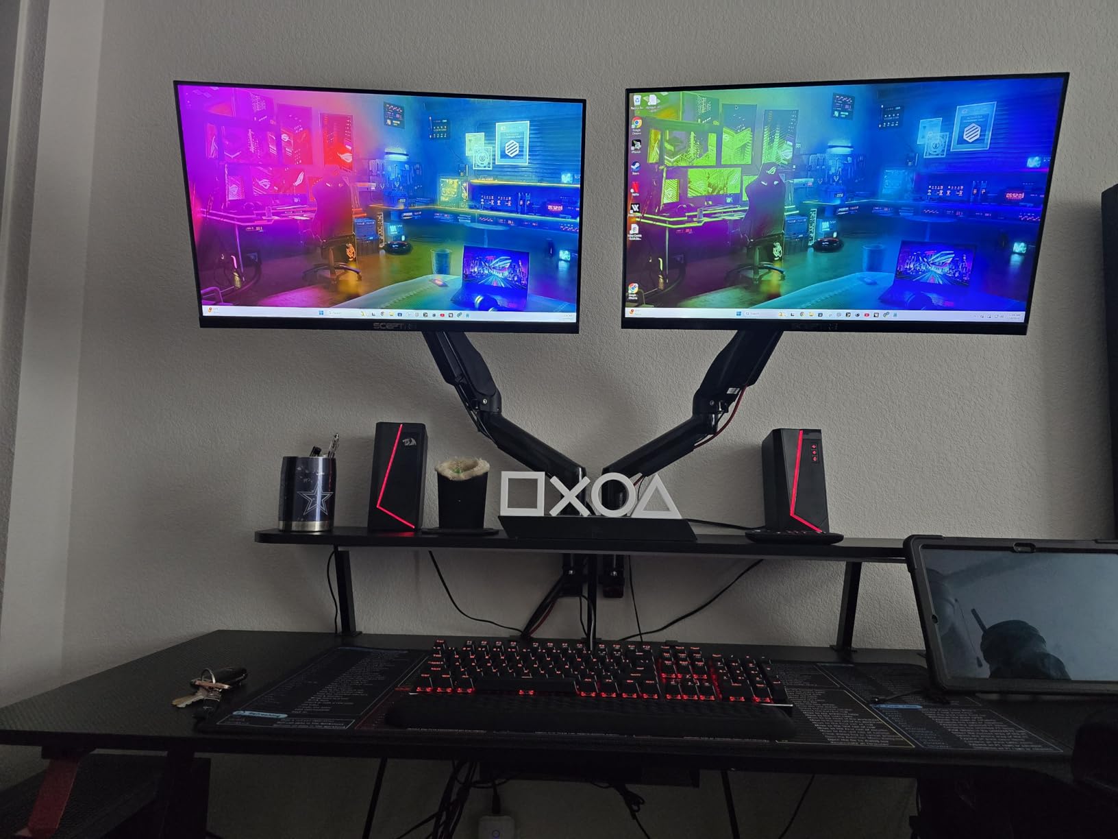 Sceptre 24-Inch Gaming Monitor, 99% sRGB, 1ms, Up to 180Hz, FreeSync, Eye Care, FPS/RTS, DisplayPort, HDMI, Built-in Speakers, Machine Black (E248B-FPT168 Series) customer photo 1