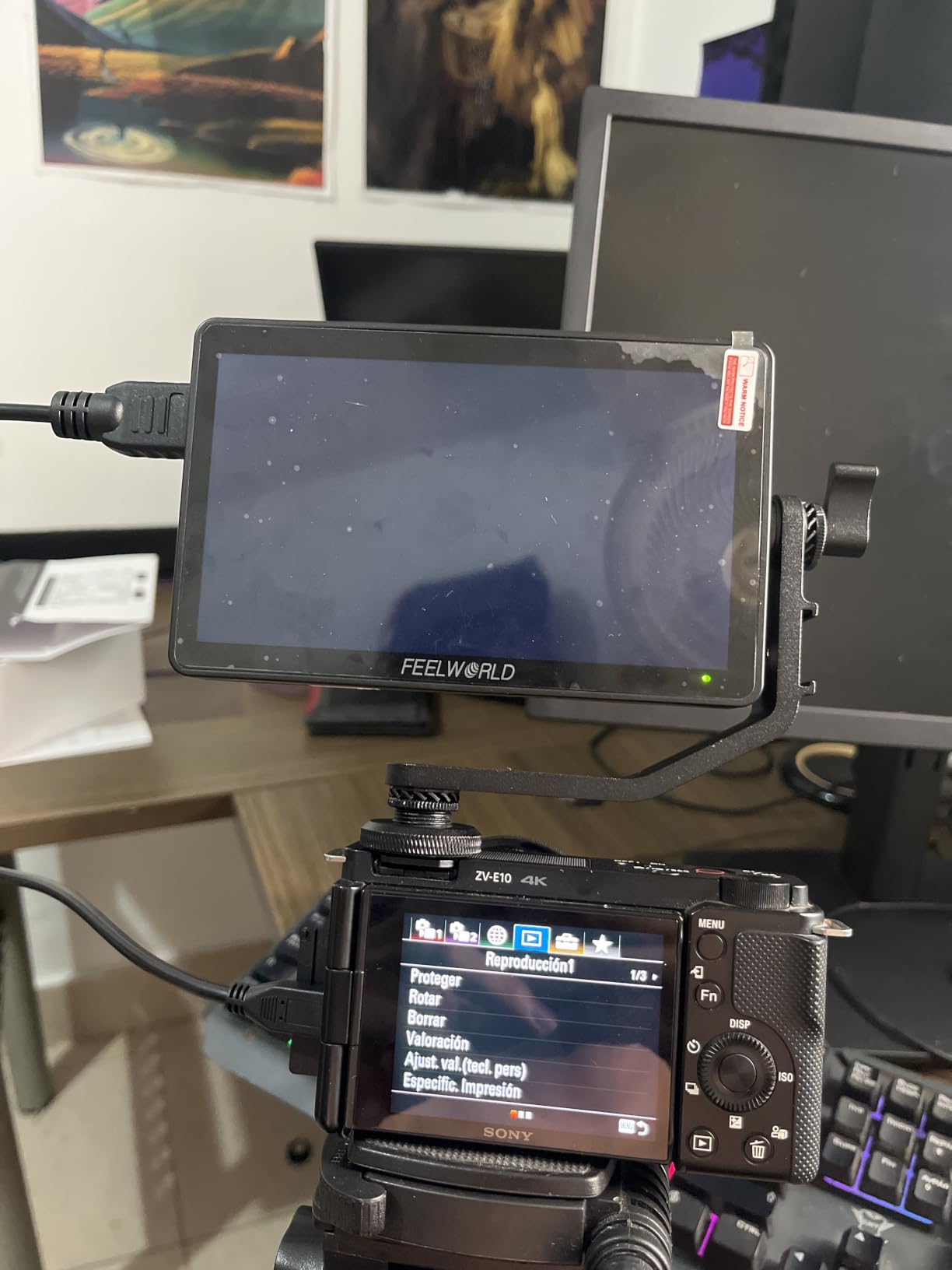 FEELWORLD F5 Pro V4 6 Inch Touch Screen DSLR Camera Field Monitor with 3D LUT, F970 External Kit, IPS FHD 1920x1080, 4K HDMI Input Output customer photo 1
