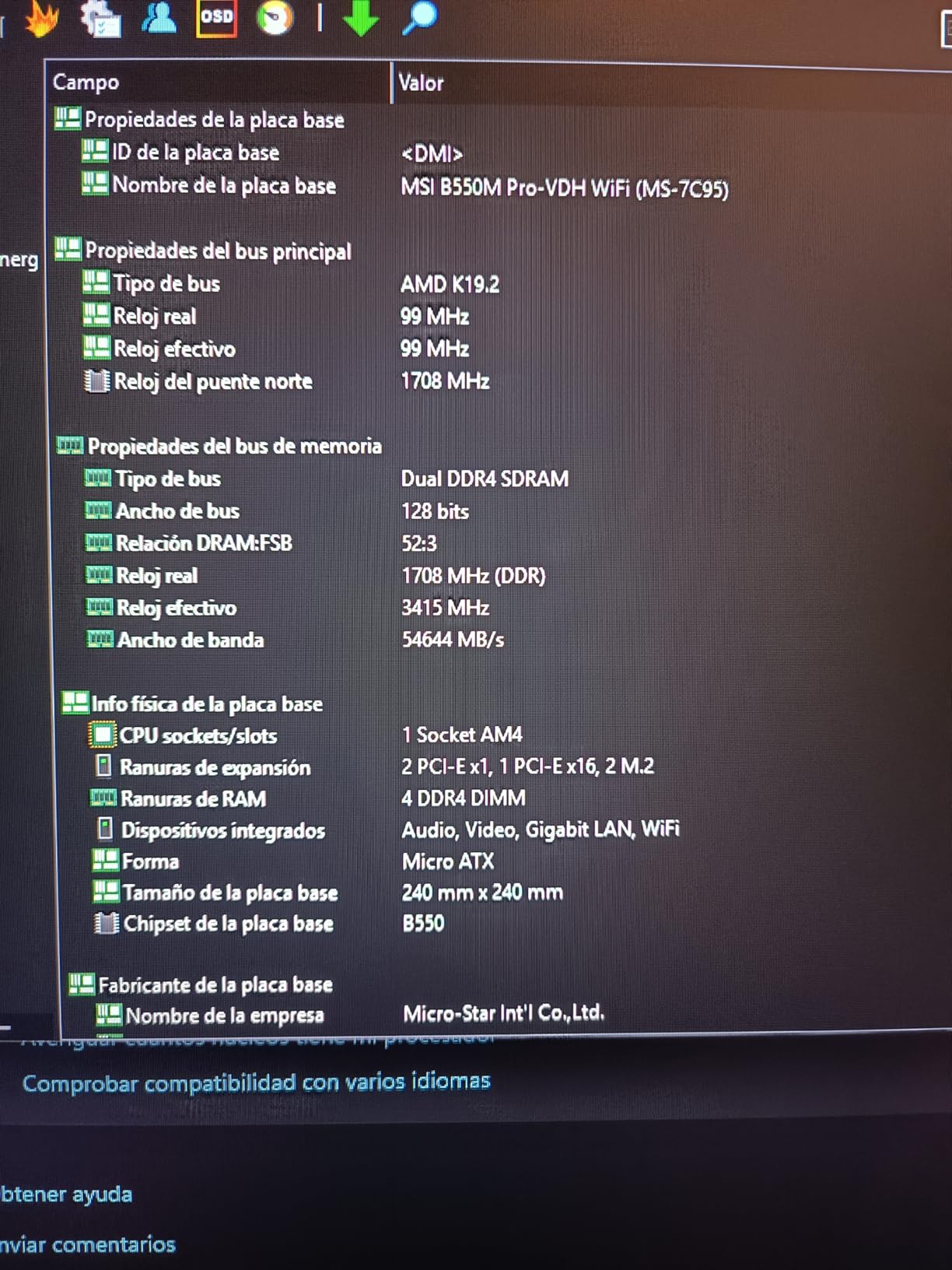 MSI B550M PRO-VDH WiFi ProSeries Motherboard (AMD Ryzen 5000, AM4, DDR4, PCIe 4.0, SATA 6Gb/s, M.2, USB 3.2 Gen 1, Wi-Fi, Bluetooth, D-SUB/HDMI/DP, Micro-ATX) customer photo 2