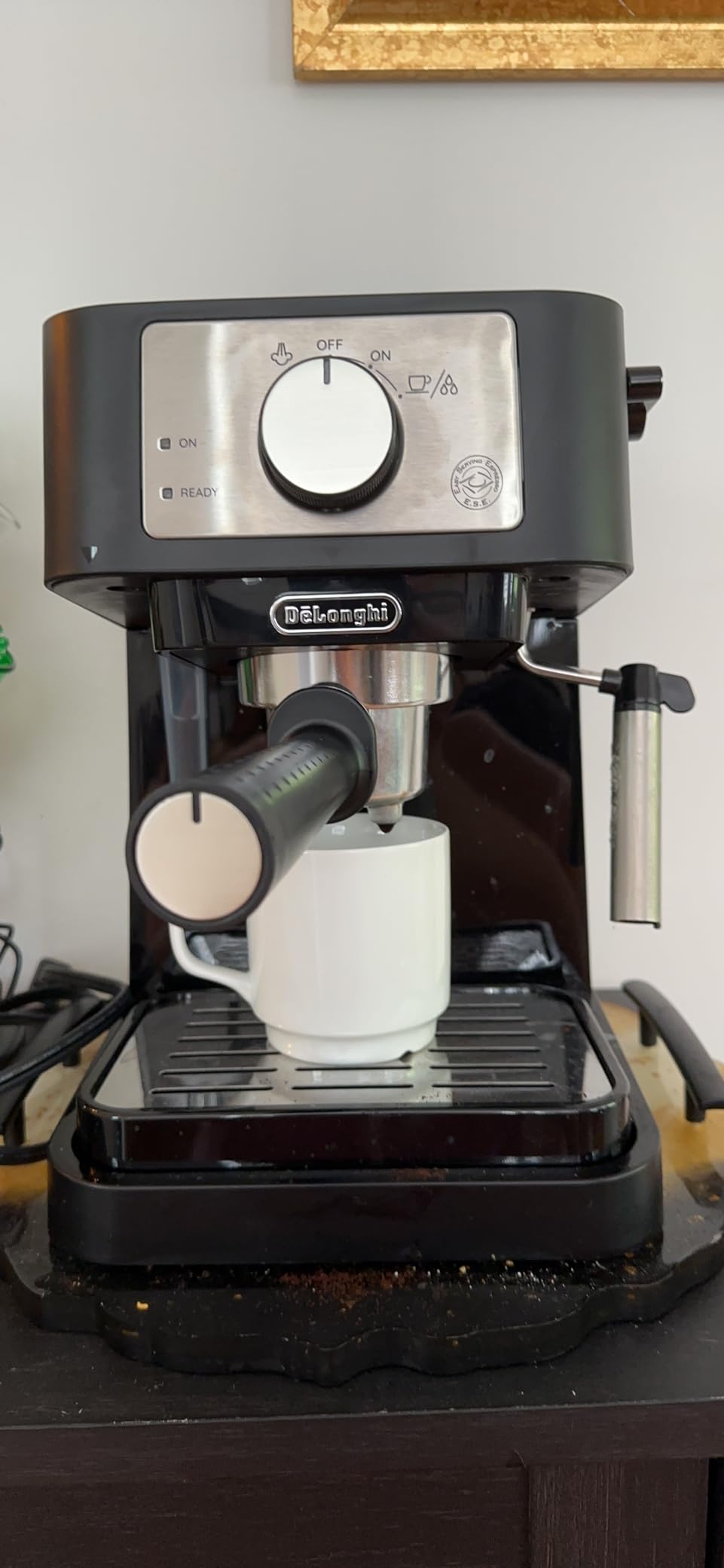 De'Longhi Stilosa Compact Manual Espresso Machine with Manual Milk Frother, 15 Bar Pump Pressure customer photo 1