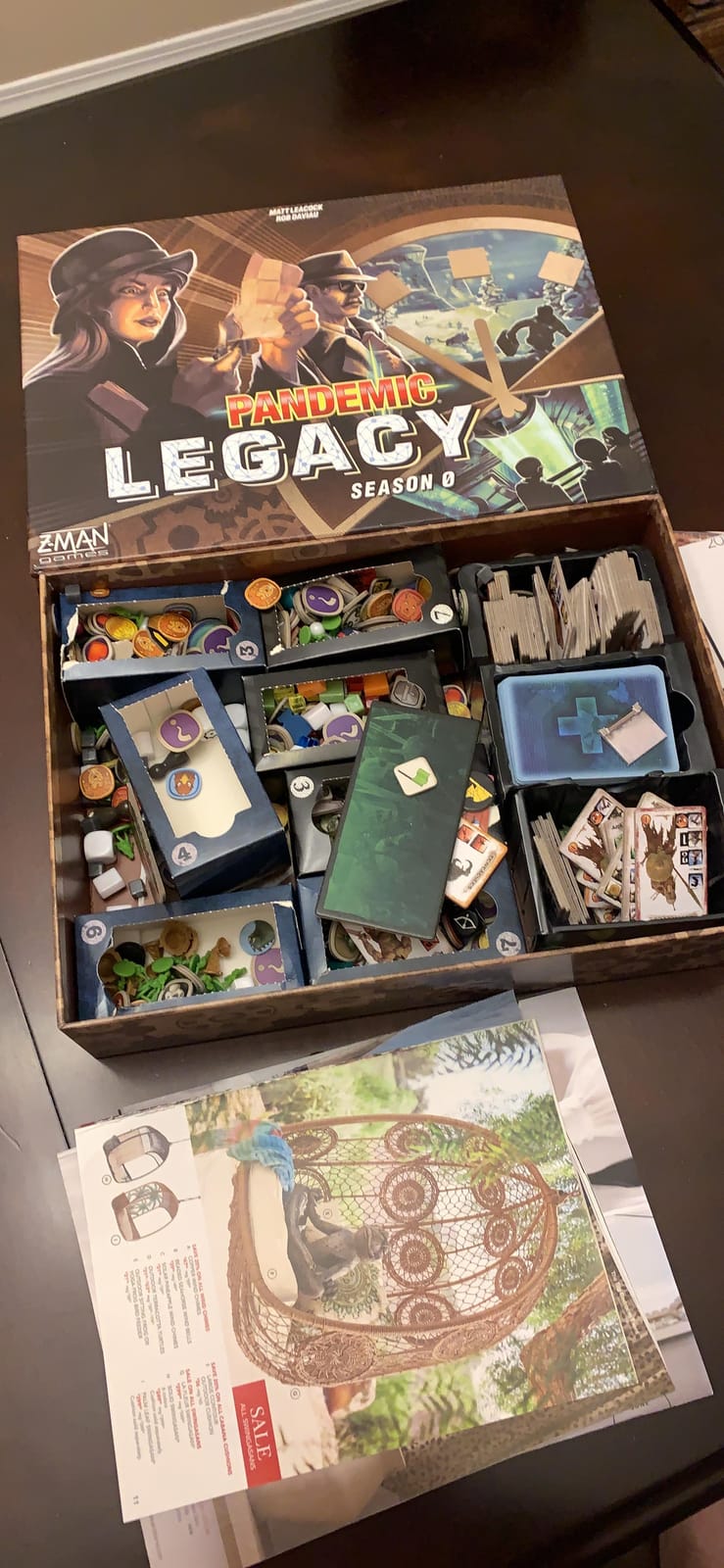 Pandemic Legacy Season 0 Board Game - Uncover Cold War Secrets and Save Humanity! Cooperative Strategy Game, Ages 14+, 2-4 Players customer photo 1