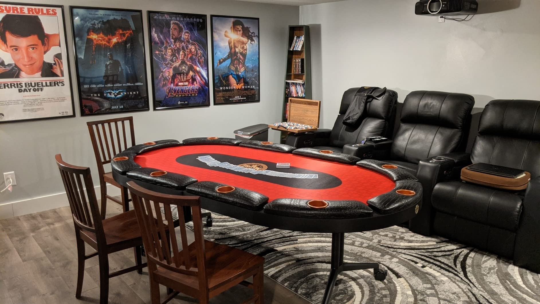 Triton Premium Foldable Poker Table - Poker Table for 10 Players Long-Lasting, Luxurious Vegas Style Casino Experience at Home, Padded Armrests and Cup Holders, Perfect for Texas Holden Games customer photo 1