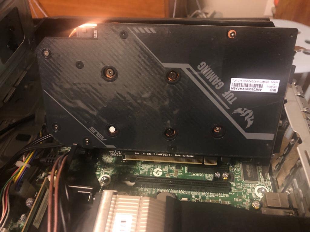 ASUS TUF Gaming NVIDIA GeForce GTX 1650 OC Edition Graphics Card customer photo 2