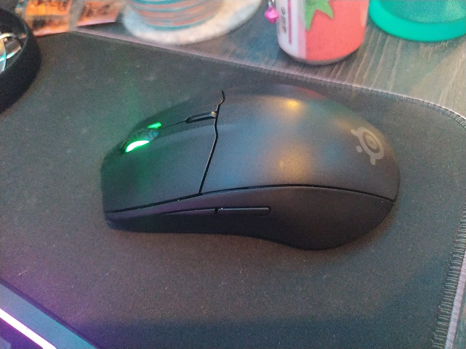 Rival 3 Wireless Gaming Mouse - 400+ Hour Battery Life - Dual Wireless 2.4 GHz and Bluetooth 5.0 - 60 Million Clicks - 18,000 CPI TrueMove Air Optical Sensor, Black customer photo 2