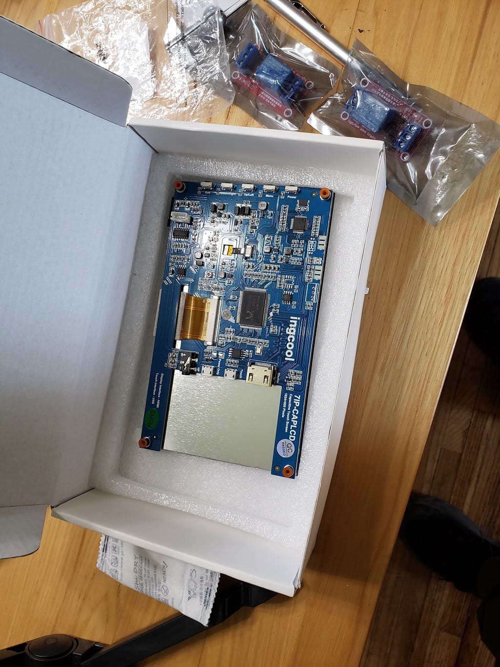 7 inch HDMI LCD 1024x600 Resolution Capacitive Touch Screen IPS Display Module Compatible with Raspberry Pi 4 3 2 1 B B+ A+,Jetson Nano,Support Software Resolution (up to 1920x1080) customer photo 2