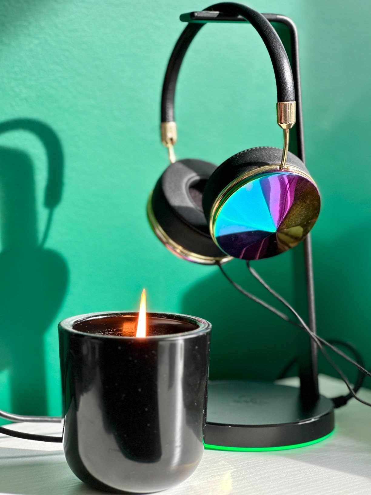 Razer Base Station V2 Chroma Headphone Headset Stand Holder, Black | Chroma RGB Lighting, Taller Stand & Anti-slip Ledge, USB Charging Ports, Anti-Slip Rubber Base, 3.5mm Port + Built-in DAC customer photo 2