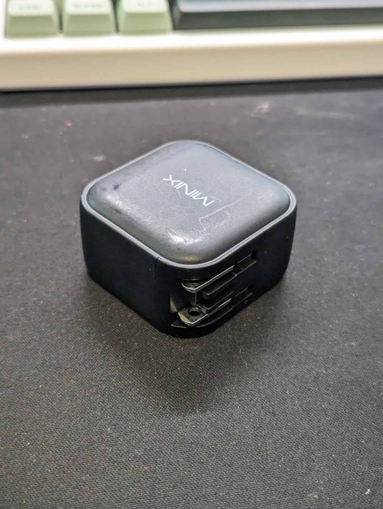 MINIX P1 66W Turbo 3-Port GaN Travel Wall Charger USB C Fast Power Adapter | Foldable Plug (2x USB-C, 1x USB-A) Compatible with MacBook Pro Air, iPad Pro, iPhone 17/16/15/13, Galaxy S25 (US/UK/EU Plugs) customer photo 1