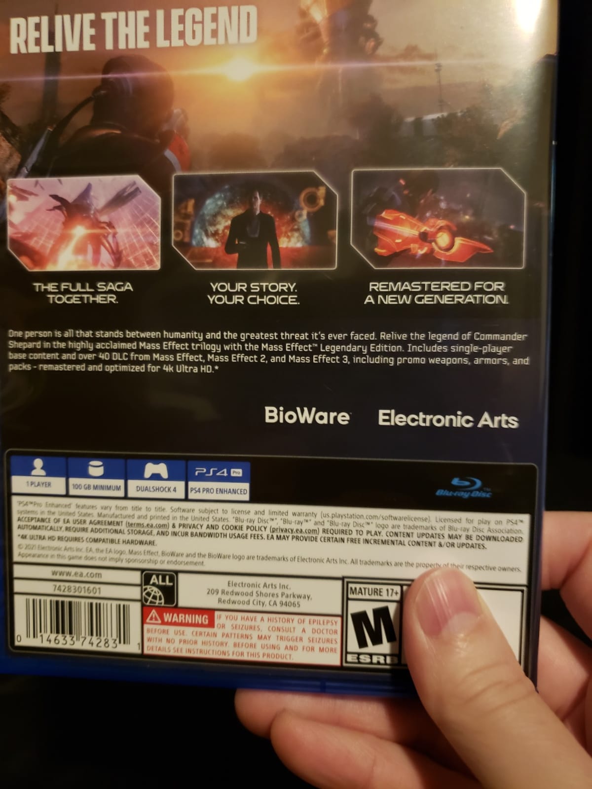 Mass Effect Legendary Edition - PlayStation 4 customer photo 1