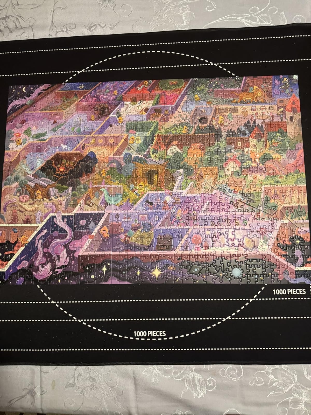 The Mystic Maze - 1000-Piece Puzzle by The Magic Puzzle Company - Series 1 | Original handmade art full of tiny details. Mind-blowing magical ending. Dozens of hidden secrets. No AI. No puzzle dust. customer photo 1