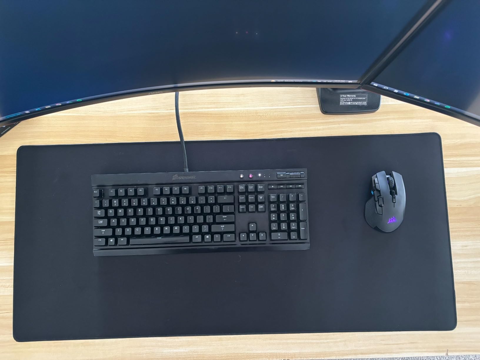 KTRIO Oversized Gaming Mouse Pad Desk Mat for Gamer, 47.3