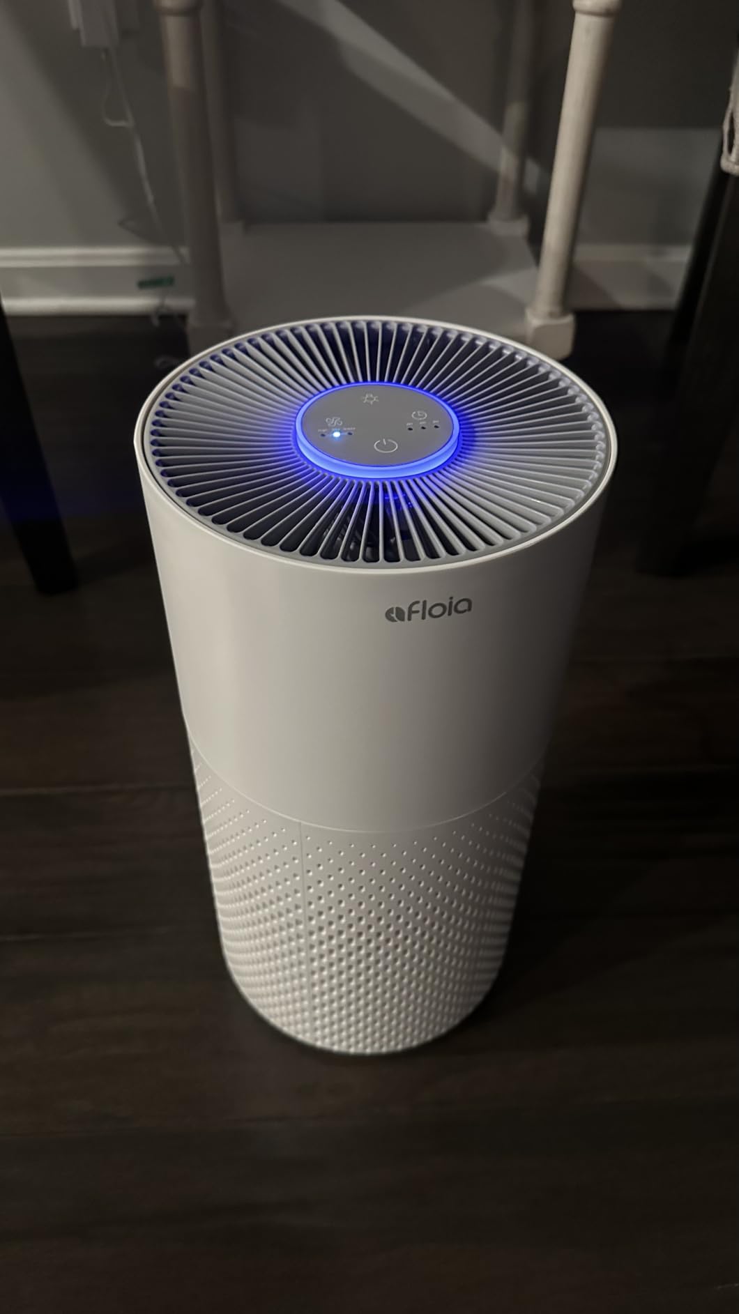 Afloia Air Purifier for Home Bedroom Large Room up to 1500 Sq Ft | Upgraded 4-Stage Filtration, Washable Pre-Filter, 22dB Sleep Mode, 7 Color Light, 2/4/8/16H Timer, Kilo White customer photo 2