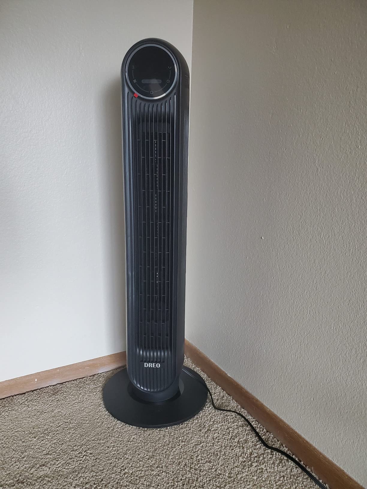 DREO Tower Fan for Bedroom, 28ft/s High Velocity, 9 Speeds, DC Motor | 2026 Upgraded Ultra-Quiet Fan, 4 Modes, 12H Timer, 90° Oscillating Cooling Standing Fan for Indoor Home Office Room, 42 inch customer photo 2