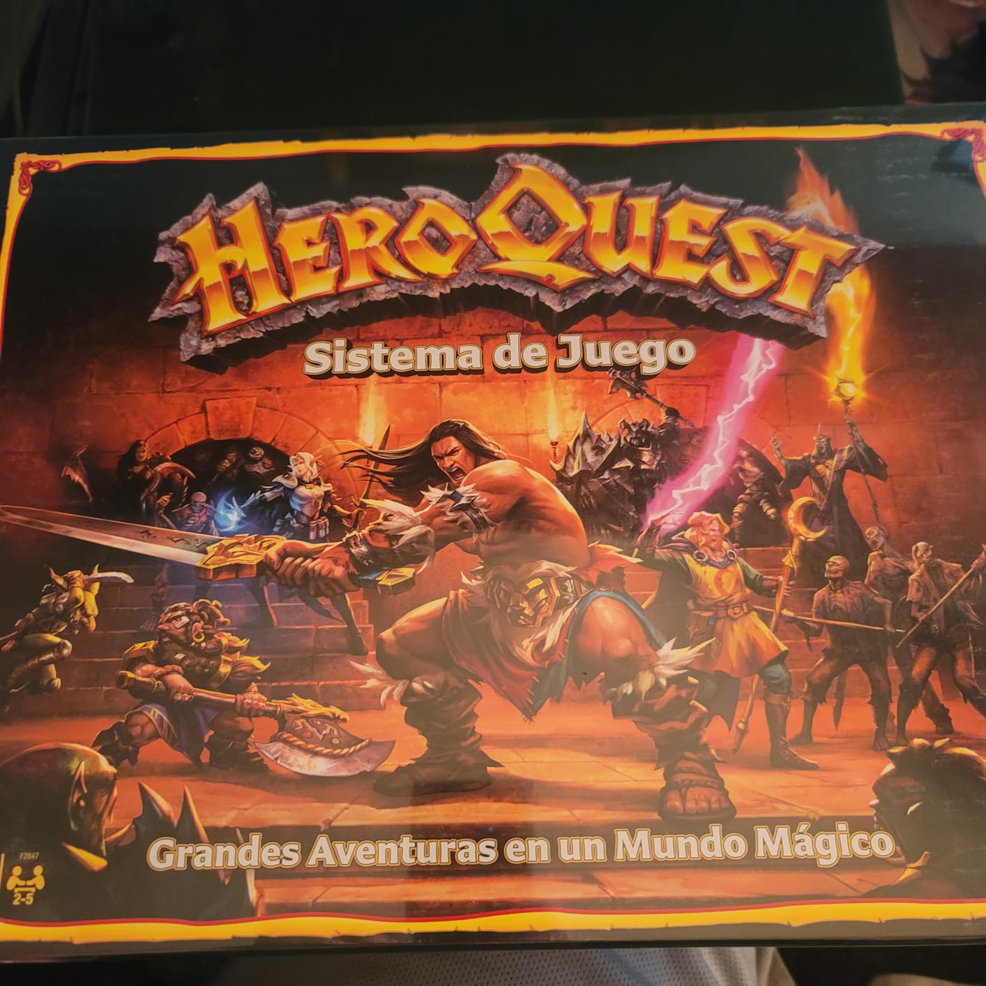 Hasbro Gaming Avalon Hill HeroQuest Game System Tabletop Board Game, Immersive Fantasy Dungeon Crawler Adventure Game customer photo 1