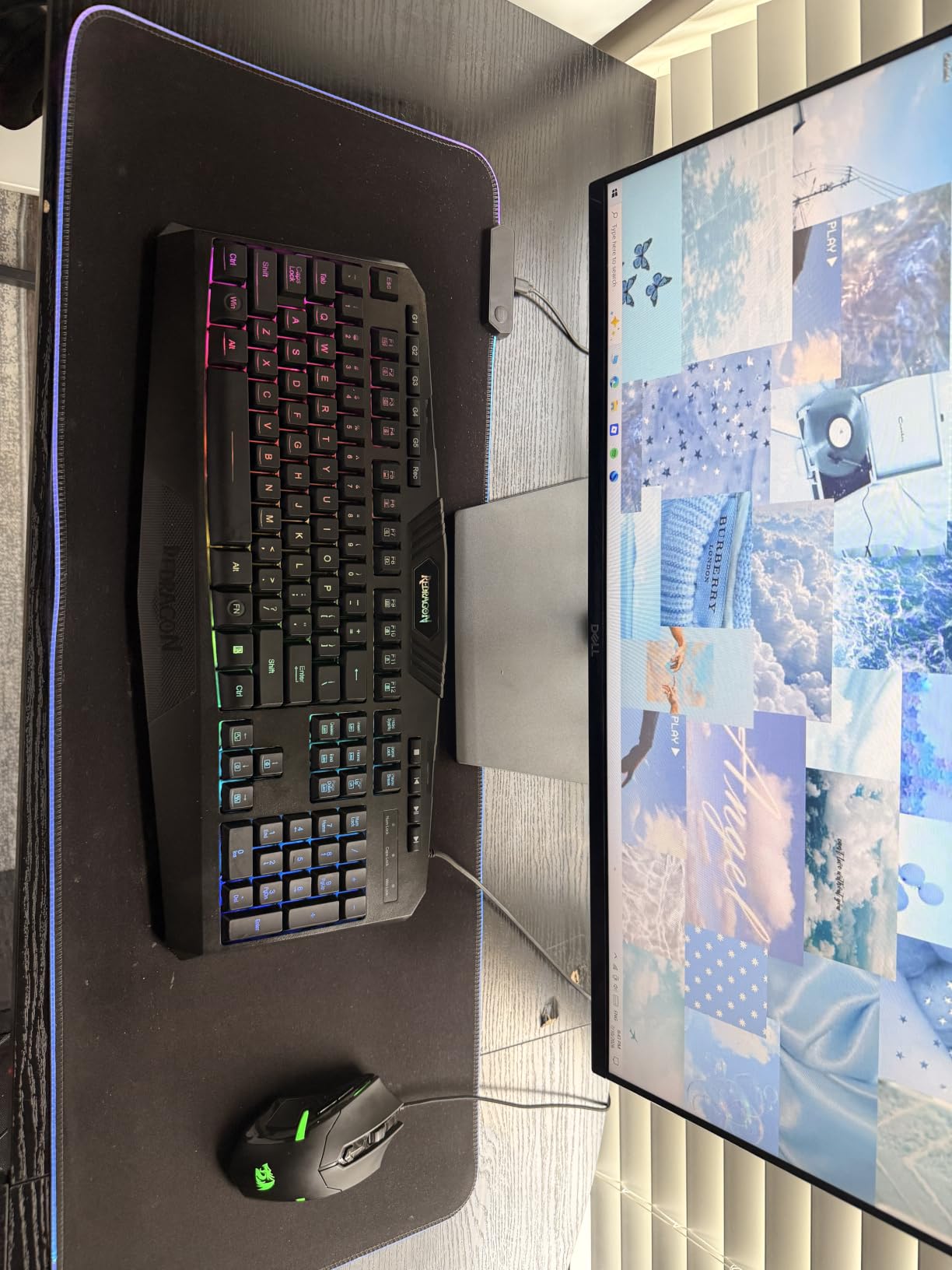 RGB Mousepad Led Mouse Pad, Large Mouse Pad,Led and Big Mouse mat customer photo 2