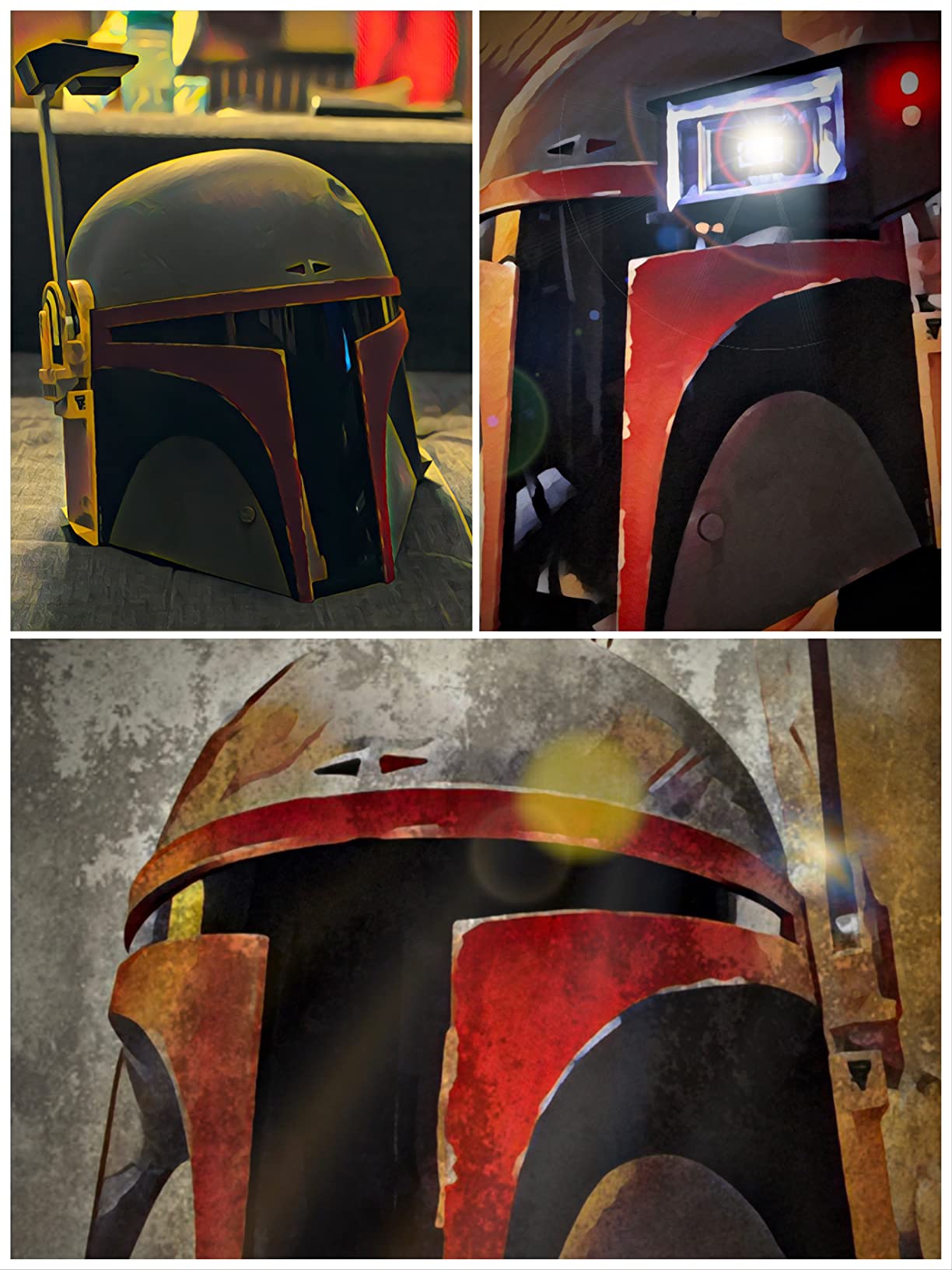 STAR WARS The Black Series Boba Fett (Re-Armored) Premium Electronic Helmet, The Mandalorian Roleplay Collectible for Kids Ages 14 and Up customer photo 2