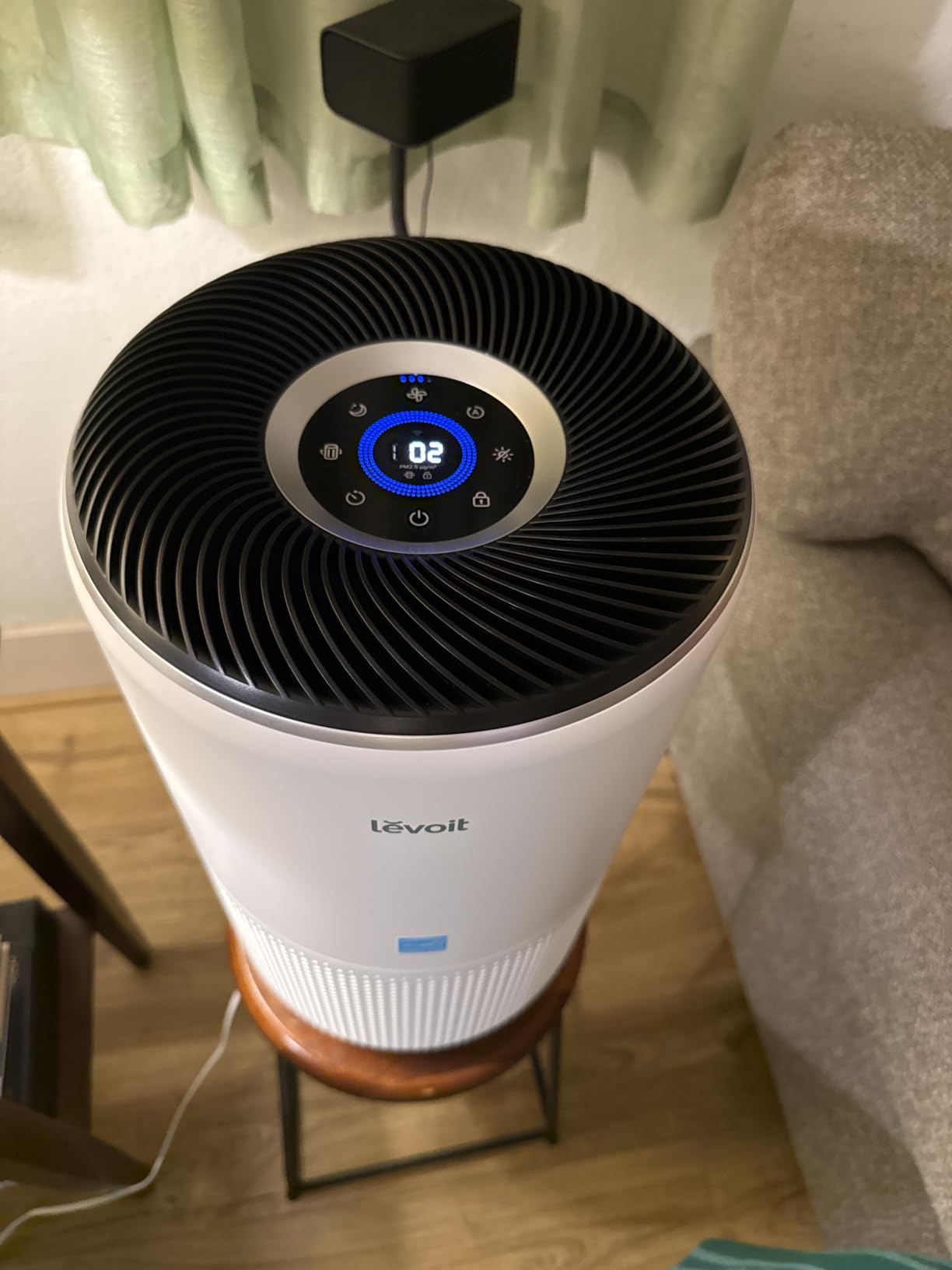 LEVOIT Smart Air Purifiers for Home Large Room Up to 1733 Ft² Core 400S-P | HEPA Sleep Mode, AHAM VERIFIDE, Auto Mode, Air Quality Monitor, 3-in-1 Filter For Pet Allergy, Smoke, Dust, ChildLock, White customer photo 1