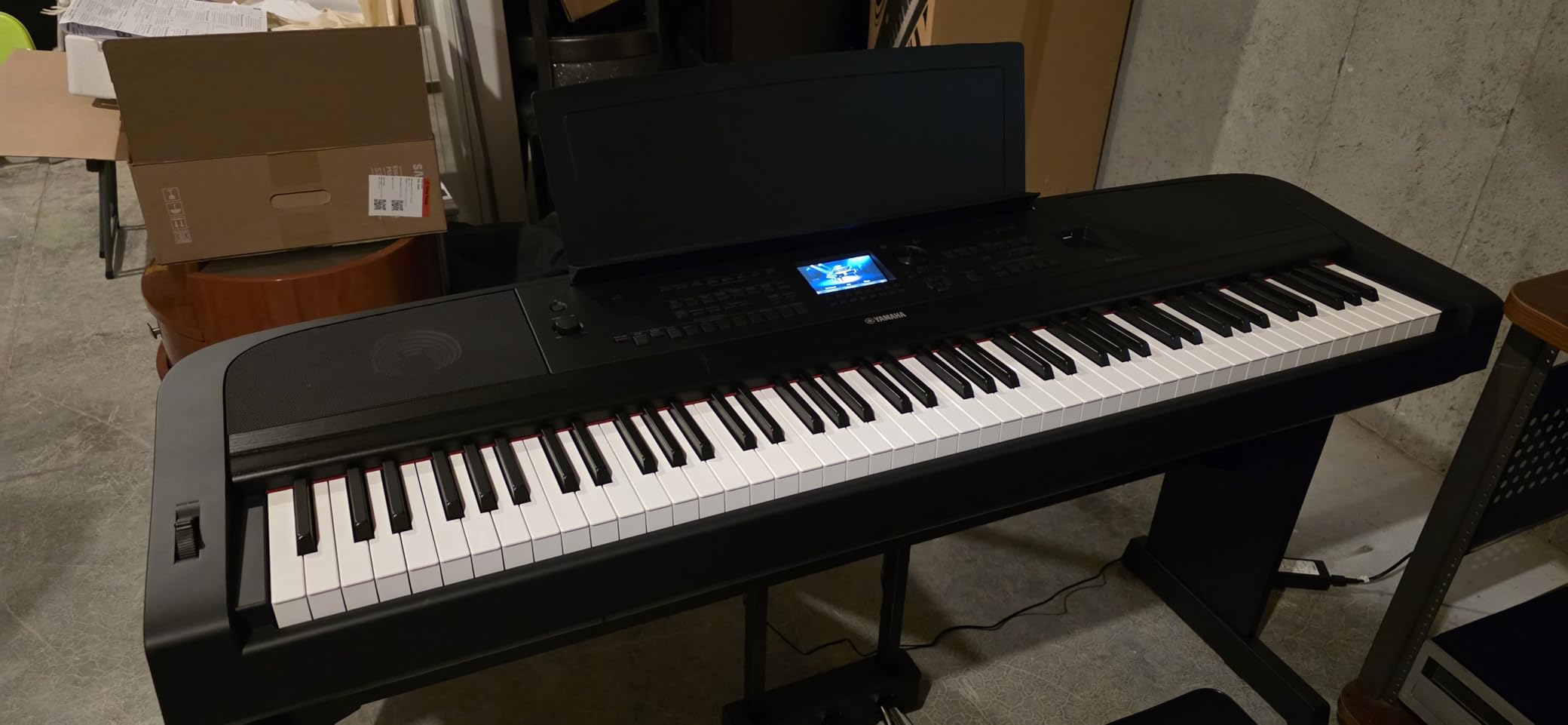Yamaha DGX-670B 88-Key Weighted Digital Piano, Black | Sustain Foot Switch Included, Music Rest Included, Furniture Stand Sold Separately customer photo 1