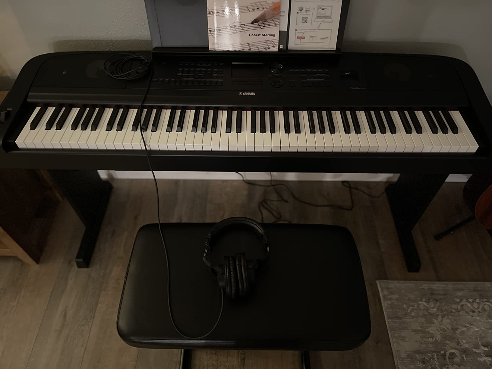 Yamaha DGX-670B 88-Key Weighted Digital Piano, Black | Sustain Foot Switch Included, Music Rest Included, Furniture Stand Sold Separately customer photo 2