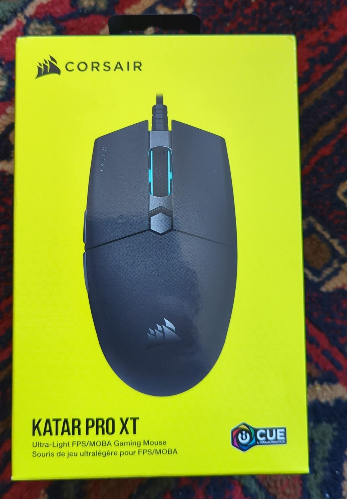 Corsair KATAR PRO XT Wired Ultra-Light FPS Gaming Mouse – 18,000 DPI – Symmetric Shape – Quickstrike Buttons – iCUE Compatible – PC, Mac, PS5, PS4, Xbox – Black customer photo 2