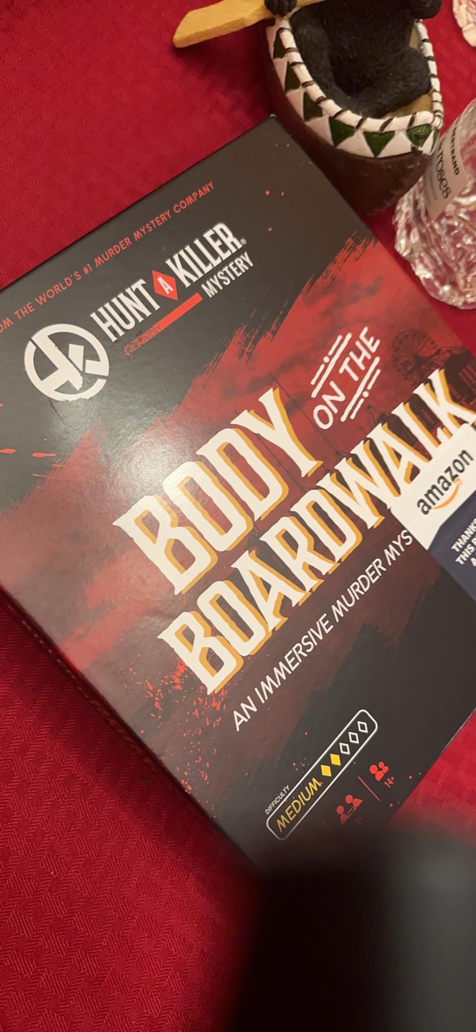 Hunt A Killer: Body On The Boardwalk, Catch the Amusement Park Killer, Interactive Unsolved Mysteries Game, Mystery Box for Game Night, Murder Mysteries Card, Puzzle & Board Games, For Ages 14 and up customer photo 1