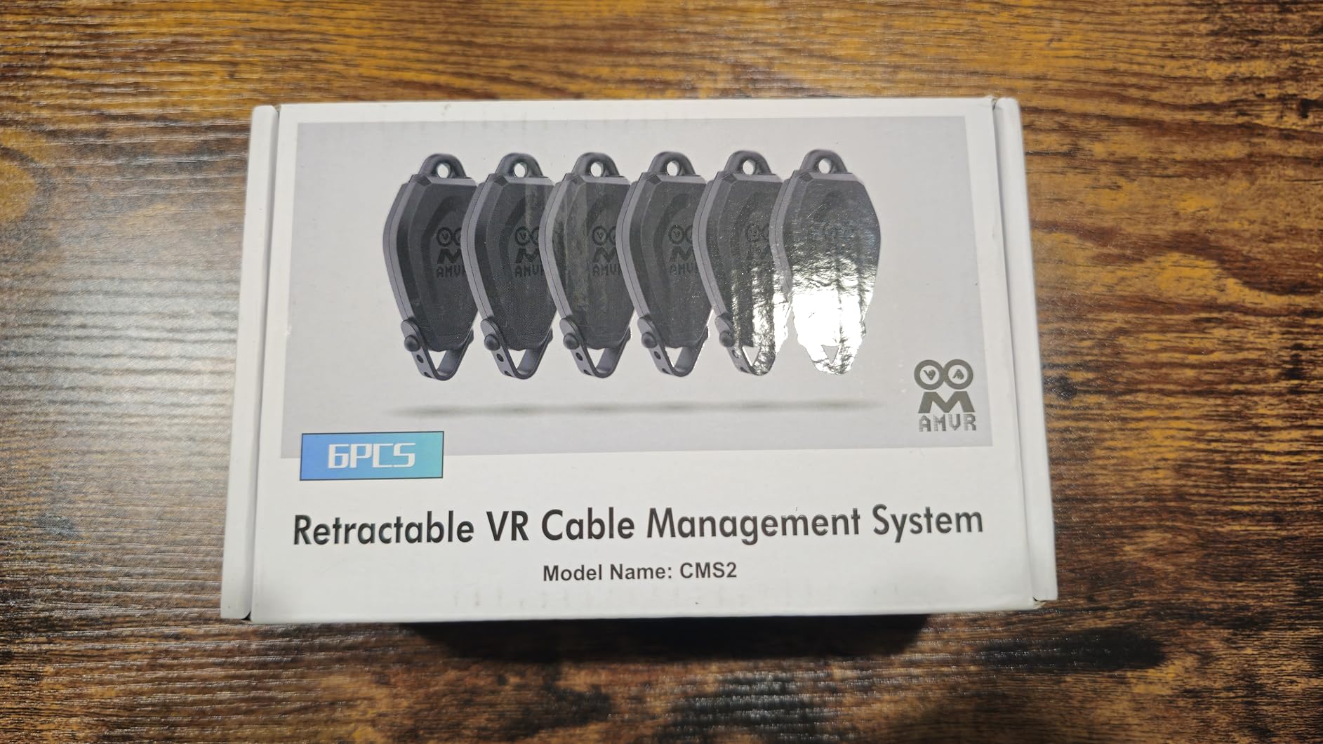 AMVR VR Cable Management System, 6 Packs Ceiling Pulley System Compatible with Meta Quest 3S/3/2/Valve Index/Rift S/PSVR/HTC VR Cord Accessories (VR Link Cable Not Included) customer photo 2