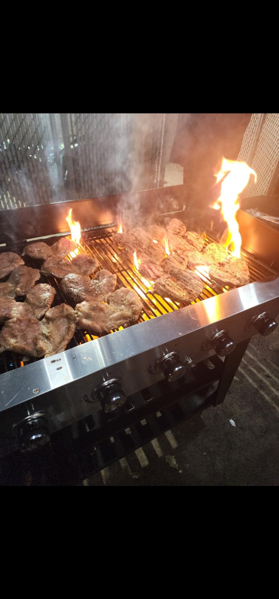 Royal Gourmet 8-Burner Gas Grill, 104,000 BTUs Liquid Propane Grill | Foldable Side Tables, Independently Controlled Dual Systems, Outdoor Party or Backyard BBQ, Black & Silver customer photo 1