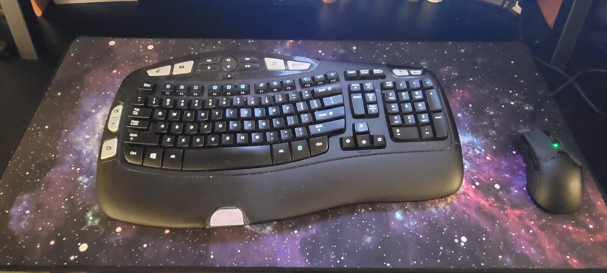 Large Gaming Mouse Pad, 31.5x15.7 in Large Desk Computer Keyboard Mouse Mat customer photo 1