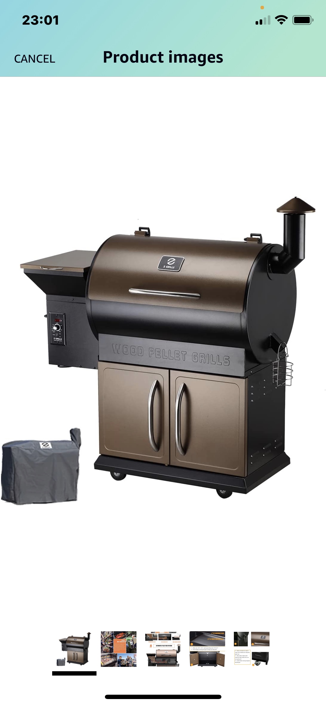 Z GRILLS ZPG-550B2 Wood Pellet Grill & Smoker with PID 3.0 Controller, 553 sq in Cooking Area, Meat Probe, Hopper Cleanout, 8 in 1 BBQ Grill Outdoor Auto Temperature Control, Black customer photo 1