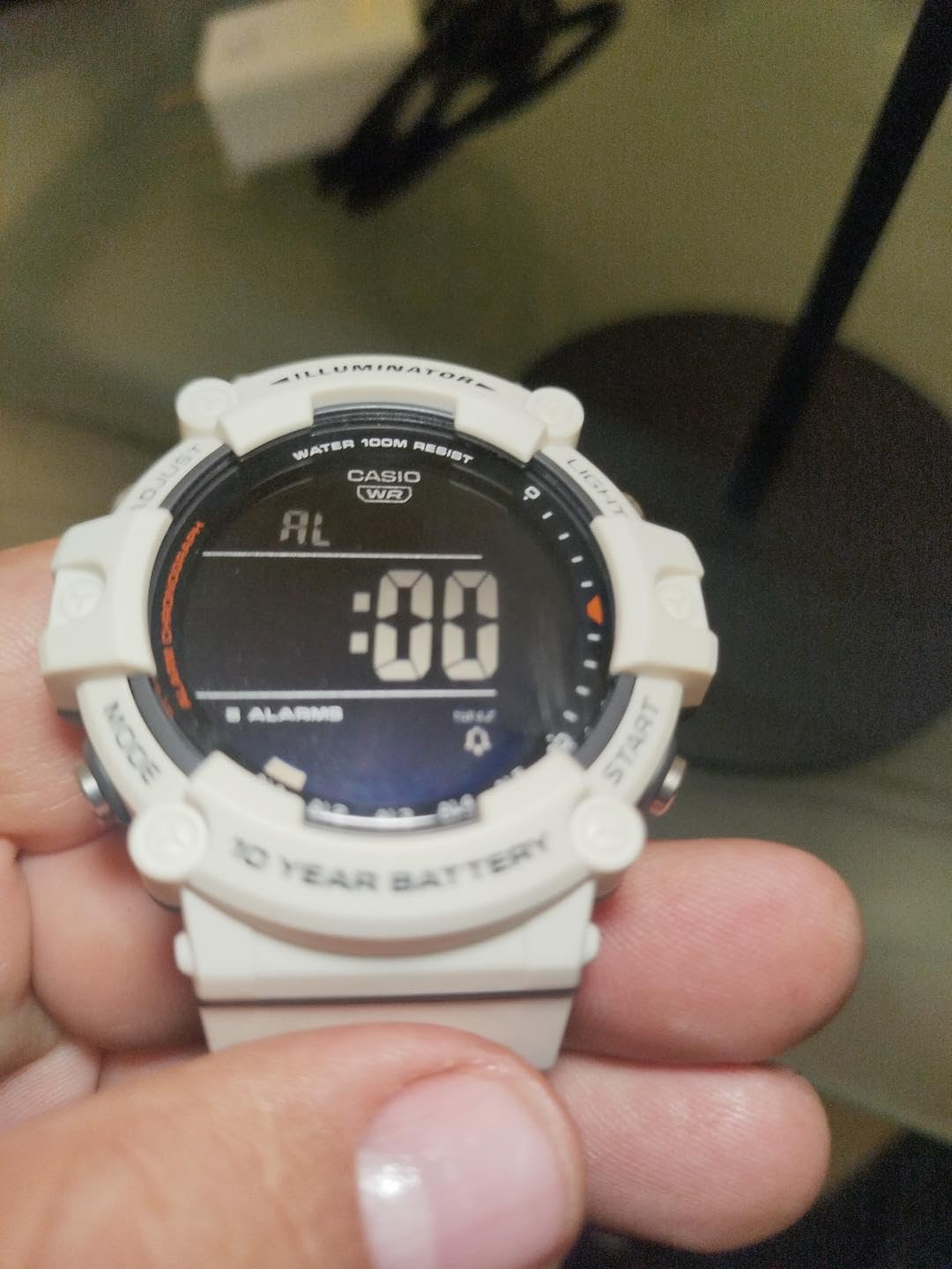 Casio Illuminator AE1500WH - 10-Year Battery LED Backlight Digital Watch customer photo 1