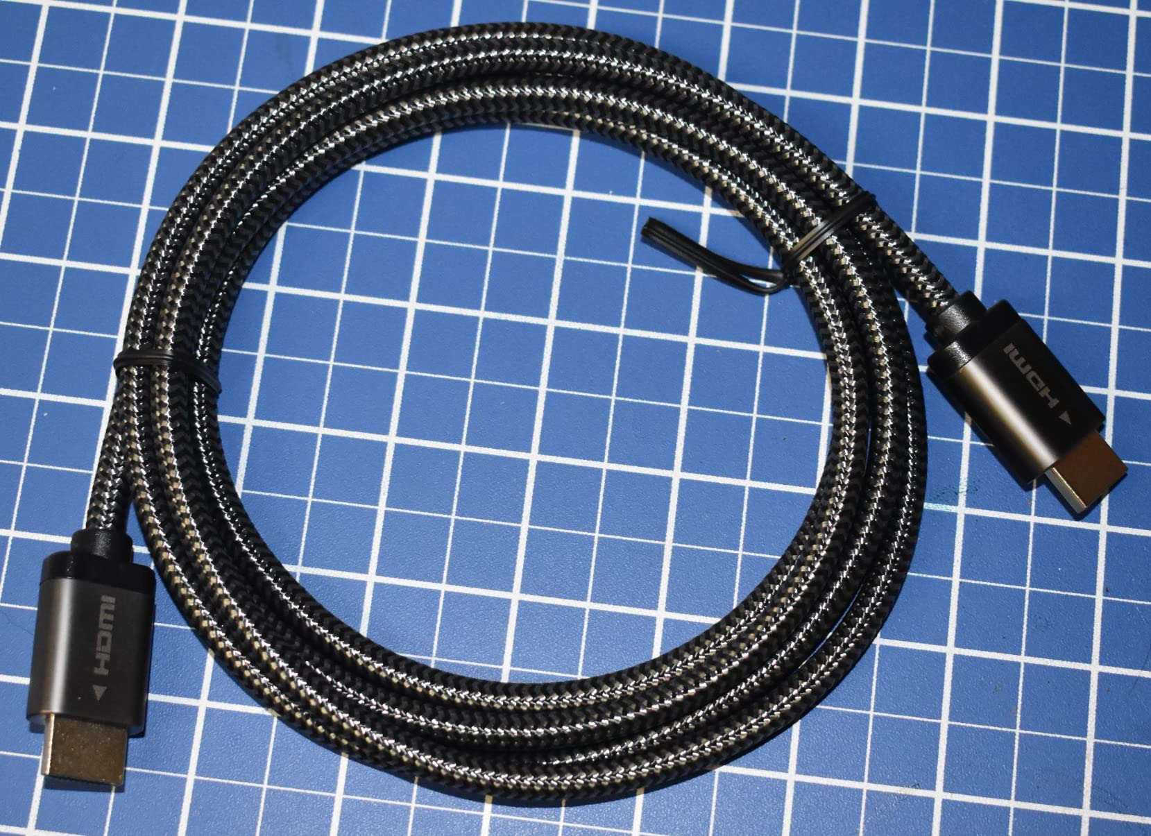 Monoprice 8K Certified Ultra High Speed HDMI Cable - Braided - HDMI 2.1, 8K@60Hz, 4K@120Hz, 48Gbps, HDR, VRR, CL2 In-Wall Rated, 6ft, Black customer photo 2