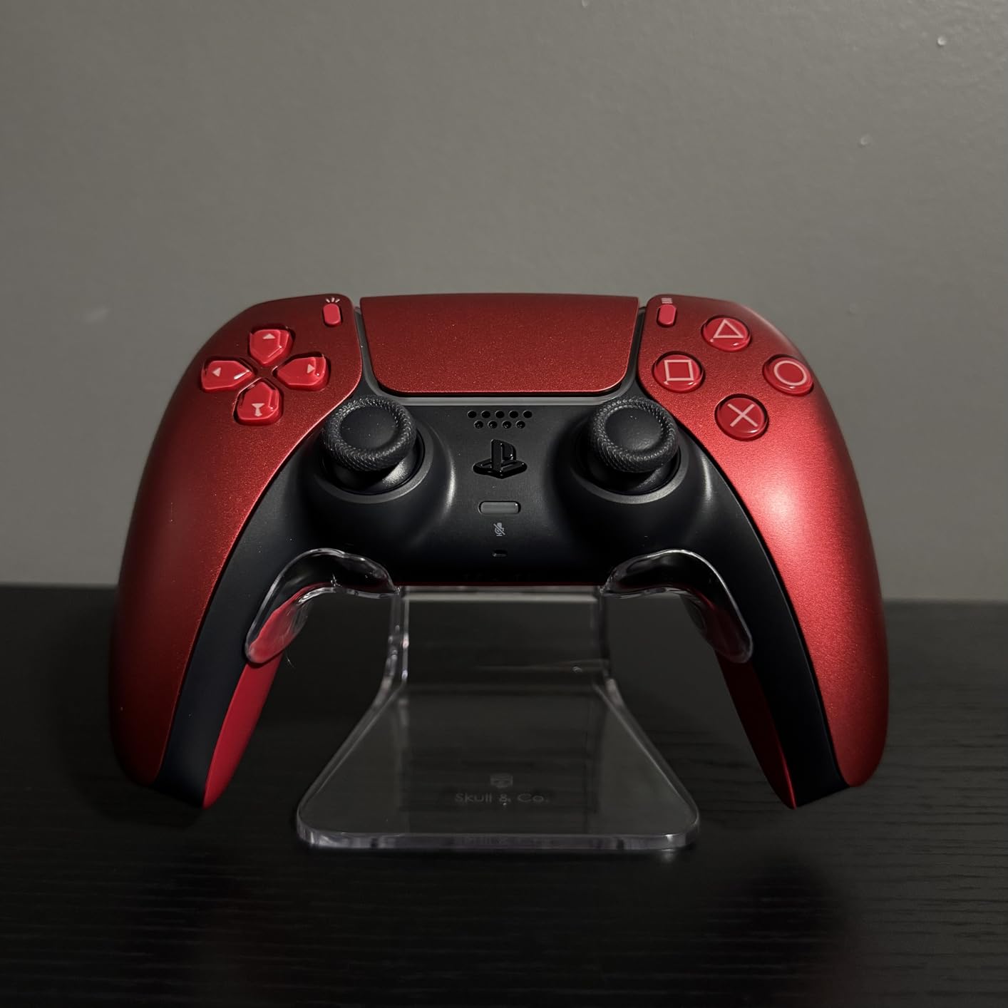 Skull & Co. Phantom Stand: Controller Stand Wall Mount Stand Holder Compatible with PS5 Controller - Transparent customer photo 1