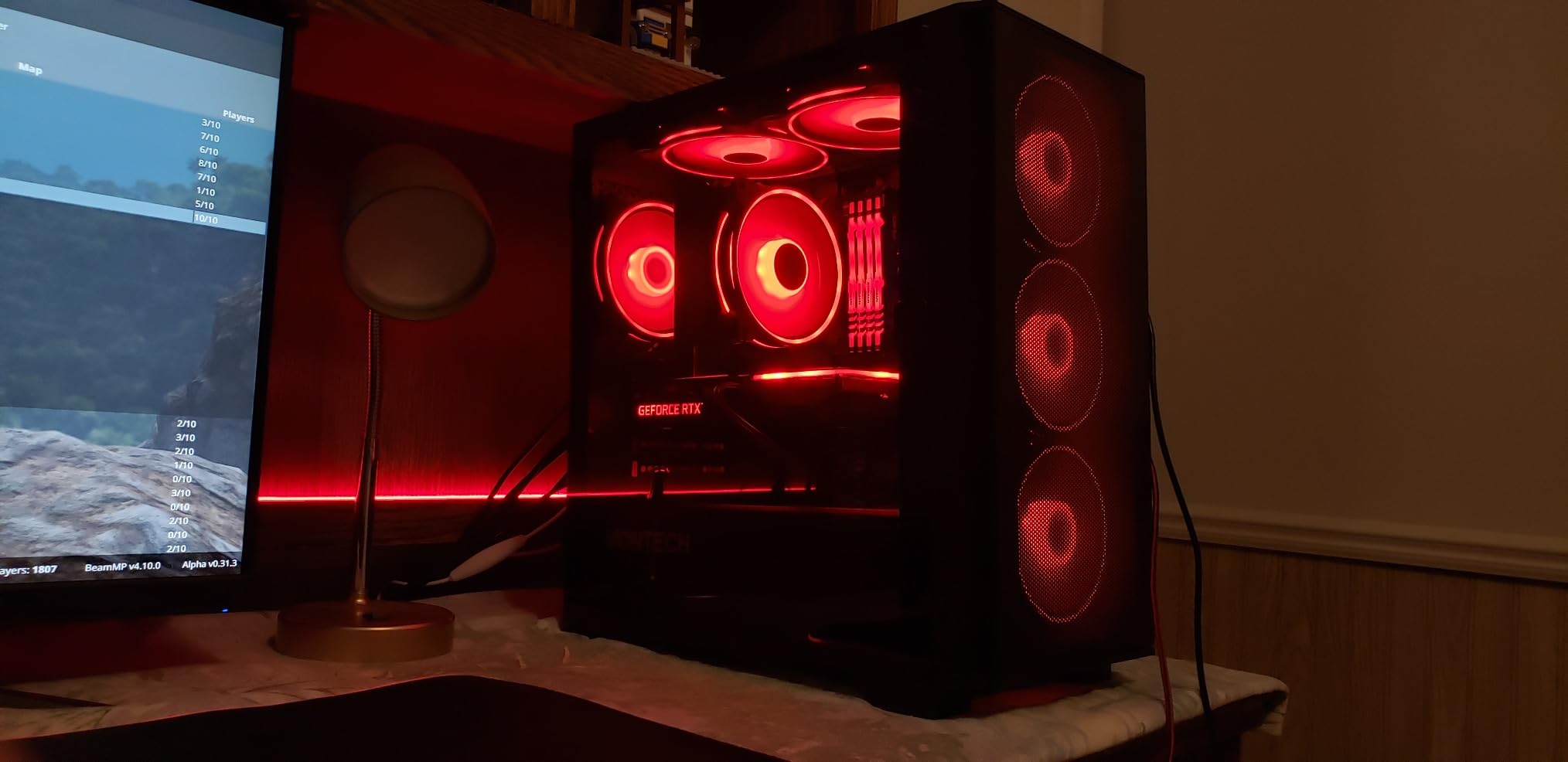 Cooler Master MasterFan MF140 Halo, Duo-Ring ARGB Customizable Lighting, 140mm PWM Static Pressure, ARGB Header Extender customer photo 2