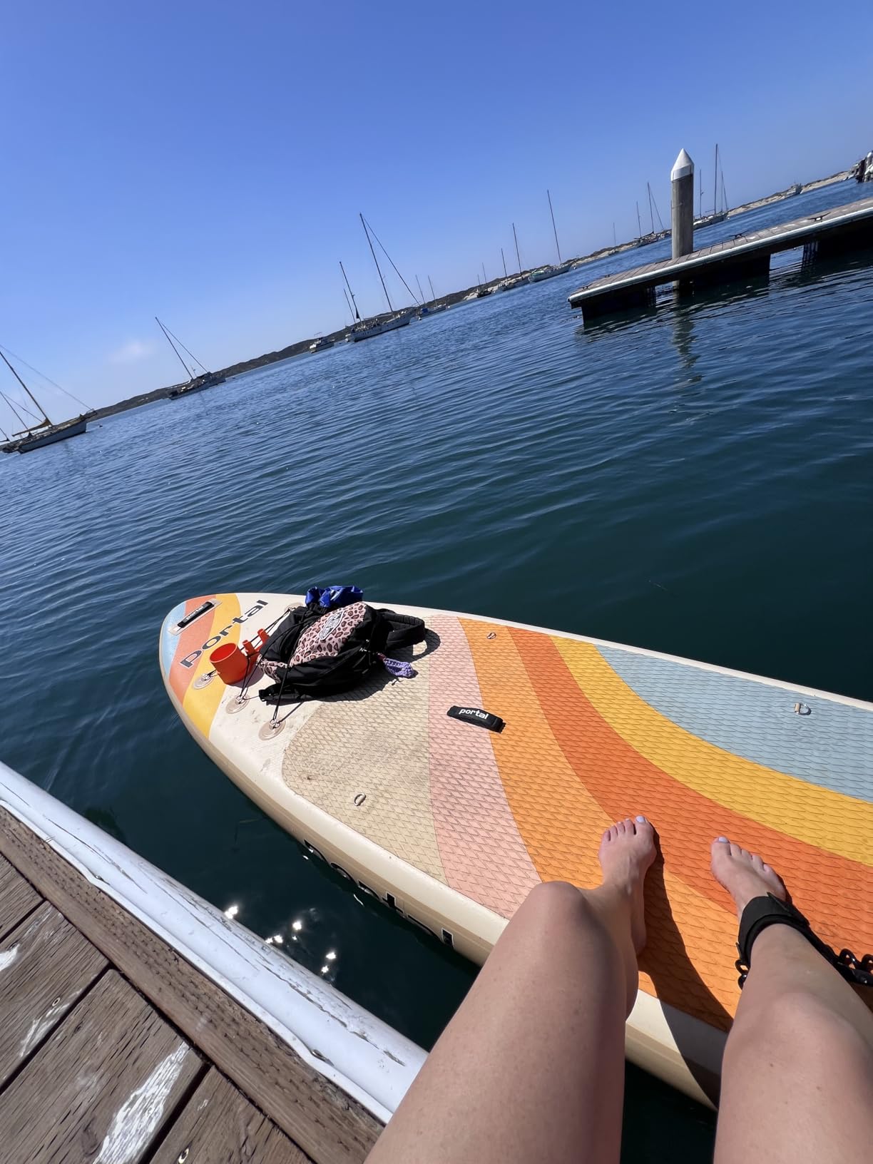 PORTAL SUP Inflatable Paddle Board for Adults 10'6'' Stand Up Paddleboard, Non-Slip Deck Blow up Paddle Boards with Adjustable Paddle, Carry Bag, and Repair Kit customer photo 2