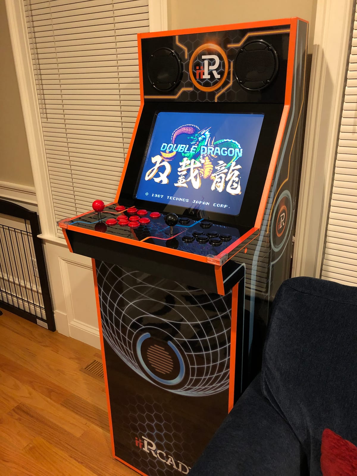 Premium Bartop Arcade Console Original Design 64GB Memory w/Expandable Game Library Wifi, Bluetooth, Sanwa-like Controls. Pre-Loaded With 11 Games Including Dragon's Lair, Beach Buggy Racing and more! customer photo 1