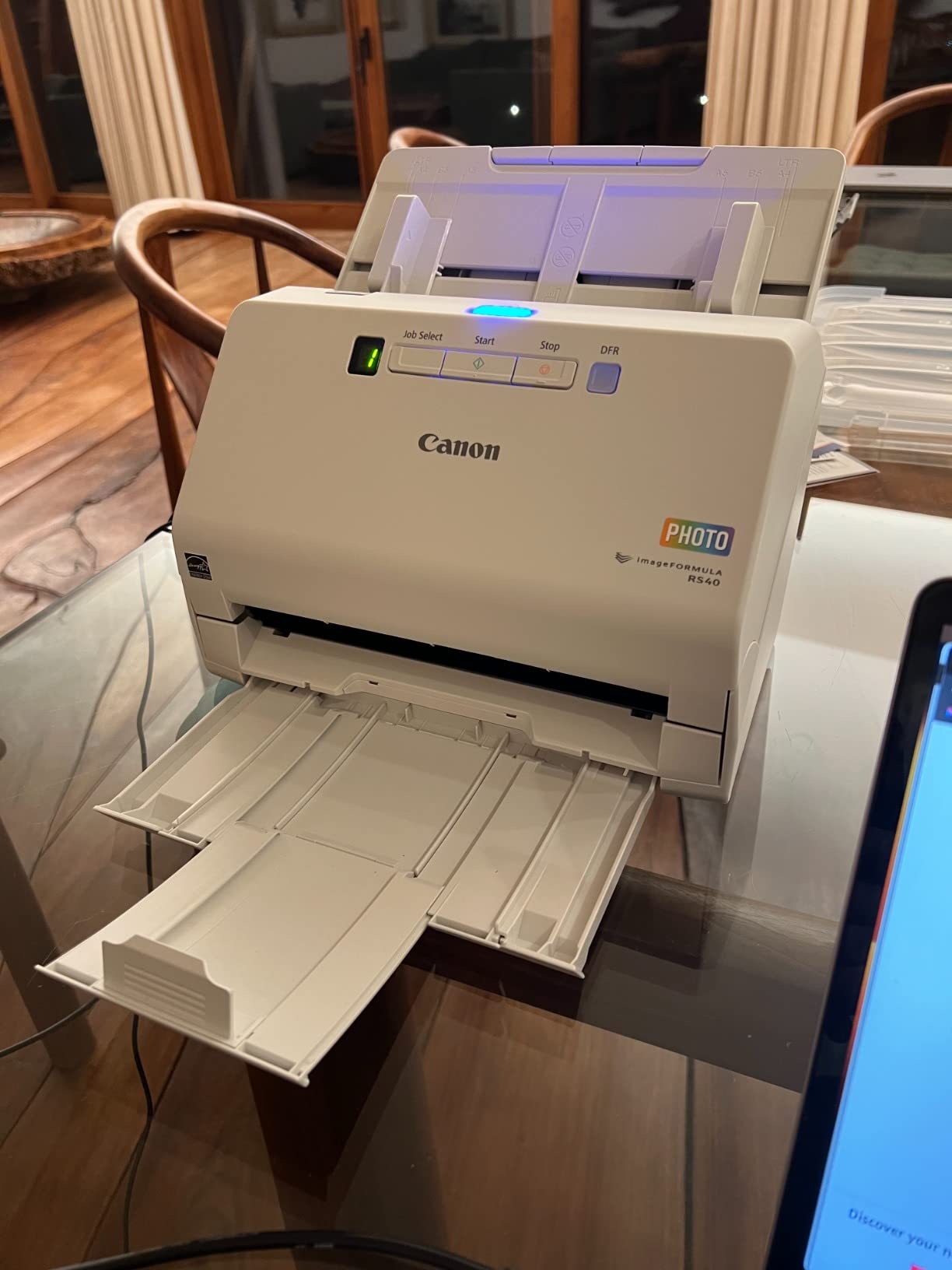 Canon imageFORMULA RS40 Photo and Document Scanner, Auto Document Feeder, Scans Old and New Photos in Varying Sizes customer photo 2