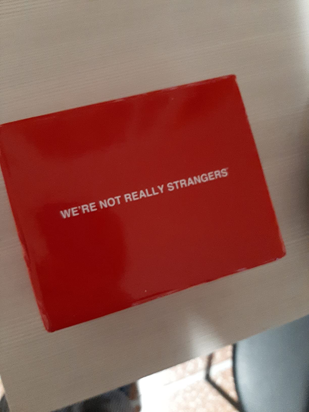 WE'RE NOT REALLY STRANGERS Card Game, Conversation Card Game for Adults | 150 Cards for Adults, Teens, Couples, & Strangers - Icebreaker Questions for Game Night or Date Night, Ages 15+, 2-6 Players customer photo 2